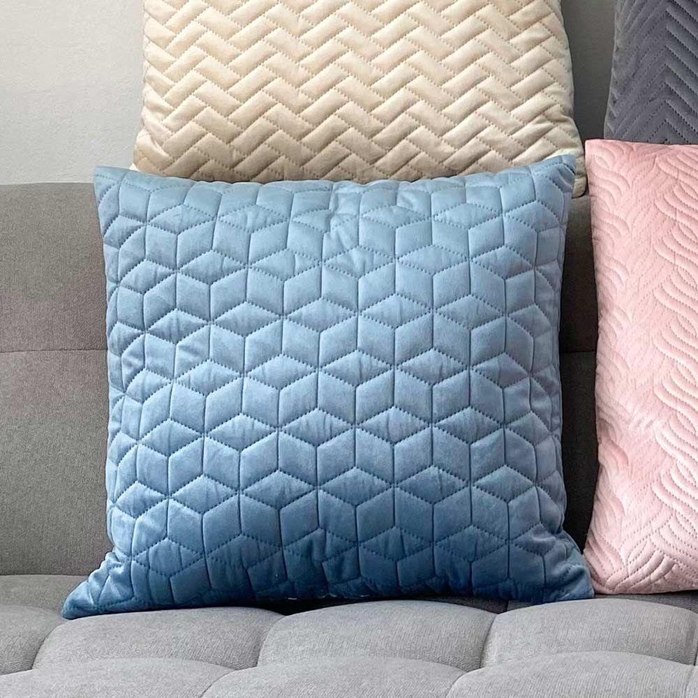 Cojín Suave Azul 45x45 -1