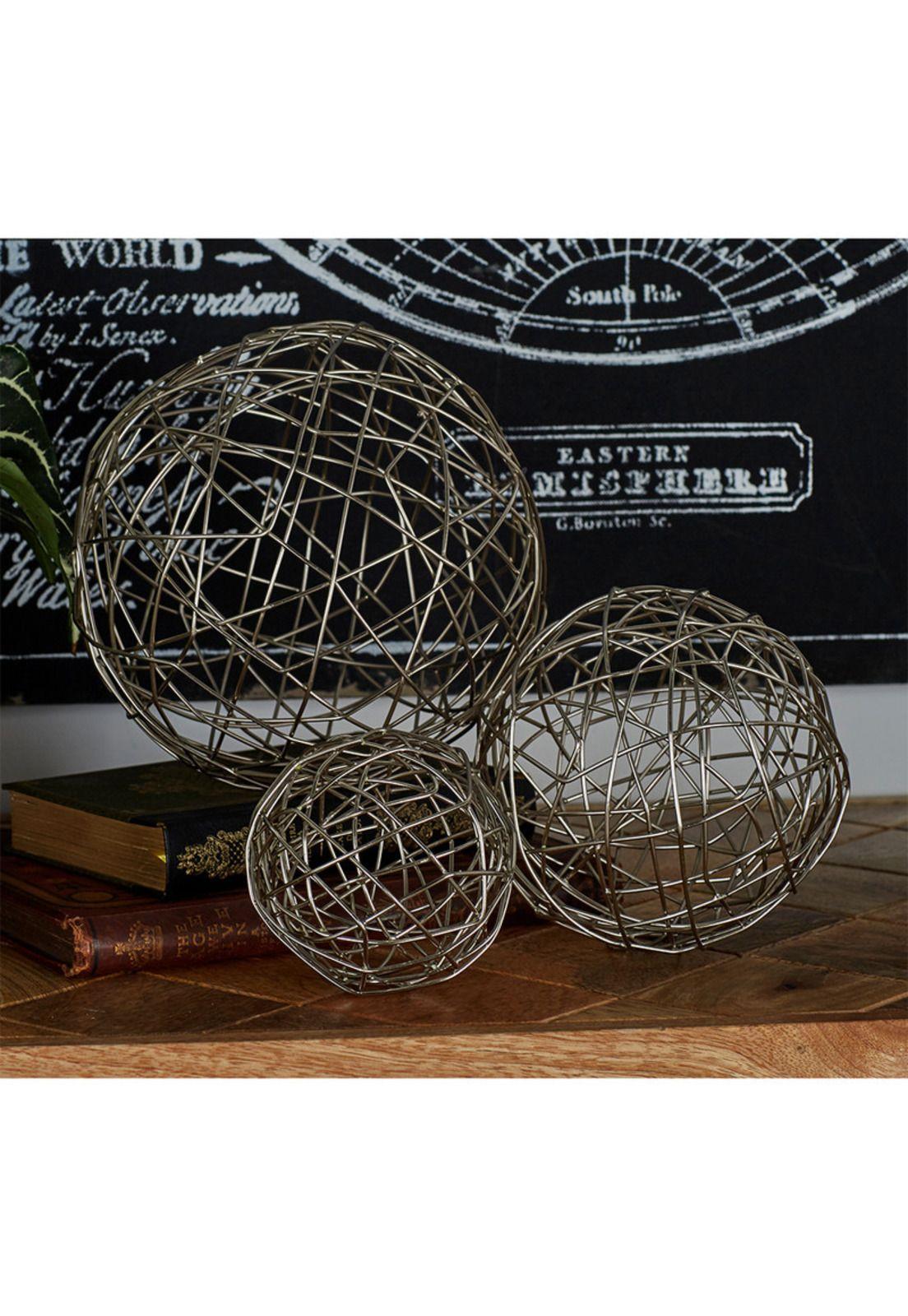 Set Esferas Geo Silver -1
