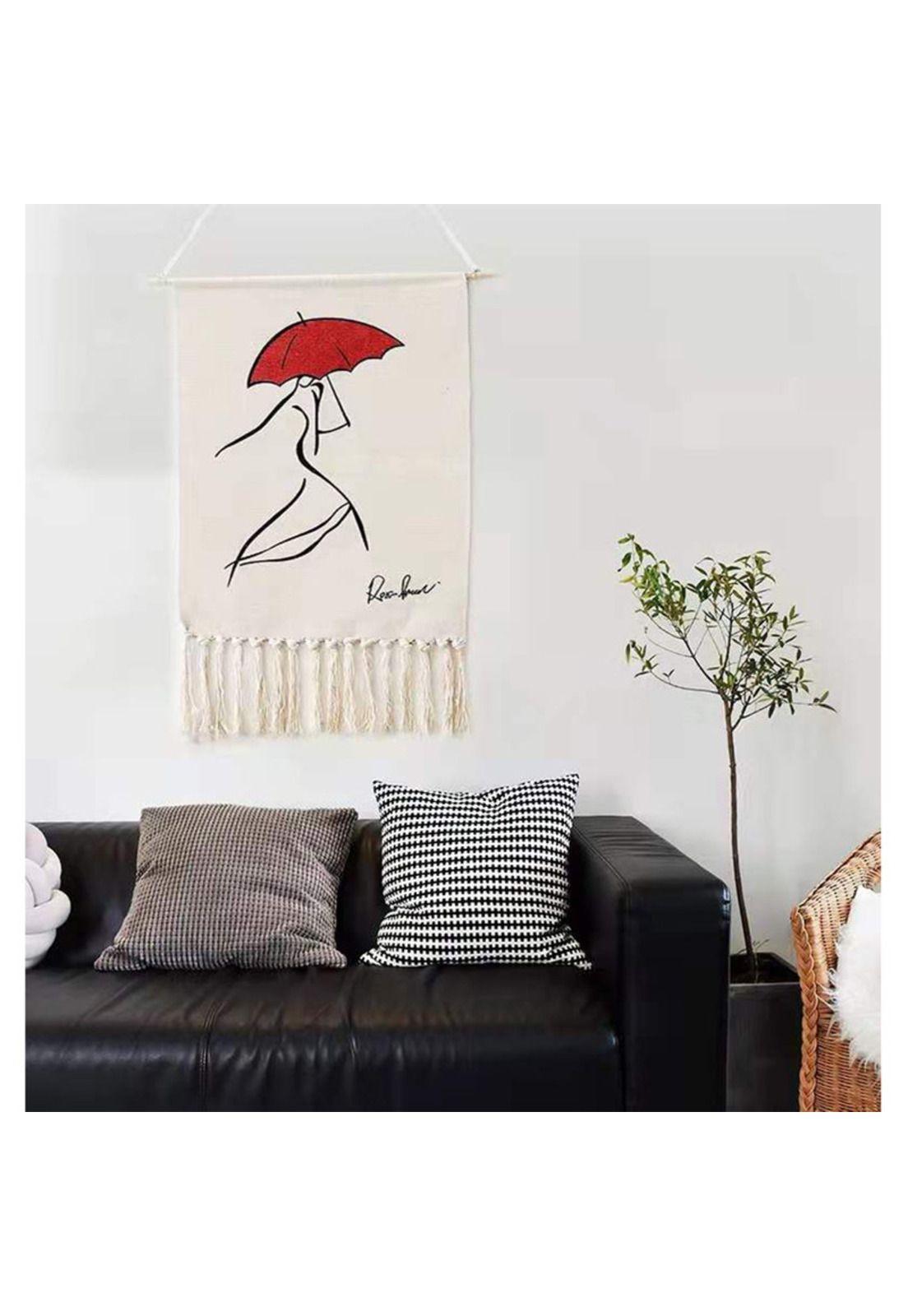 Telar Mujer Paragüas -1