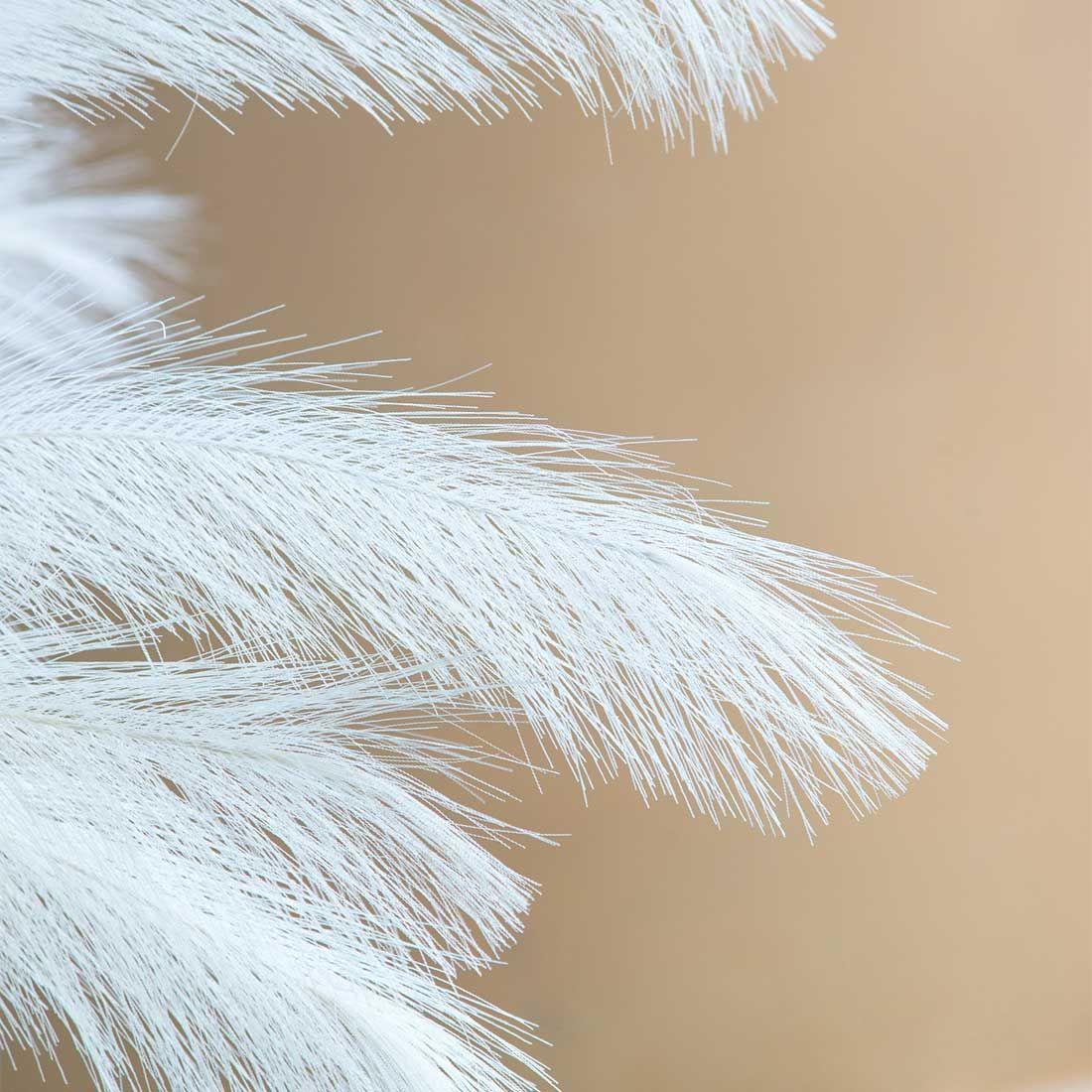 Cola de zorro artificial Set de 3 | Color Crema-5