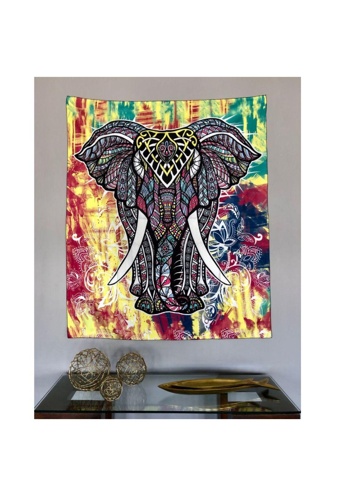 Tapiz Elefante Colmillo Blanco-1