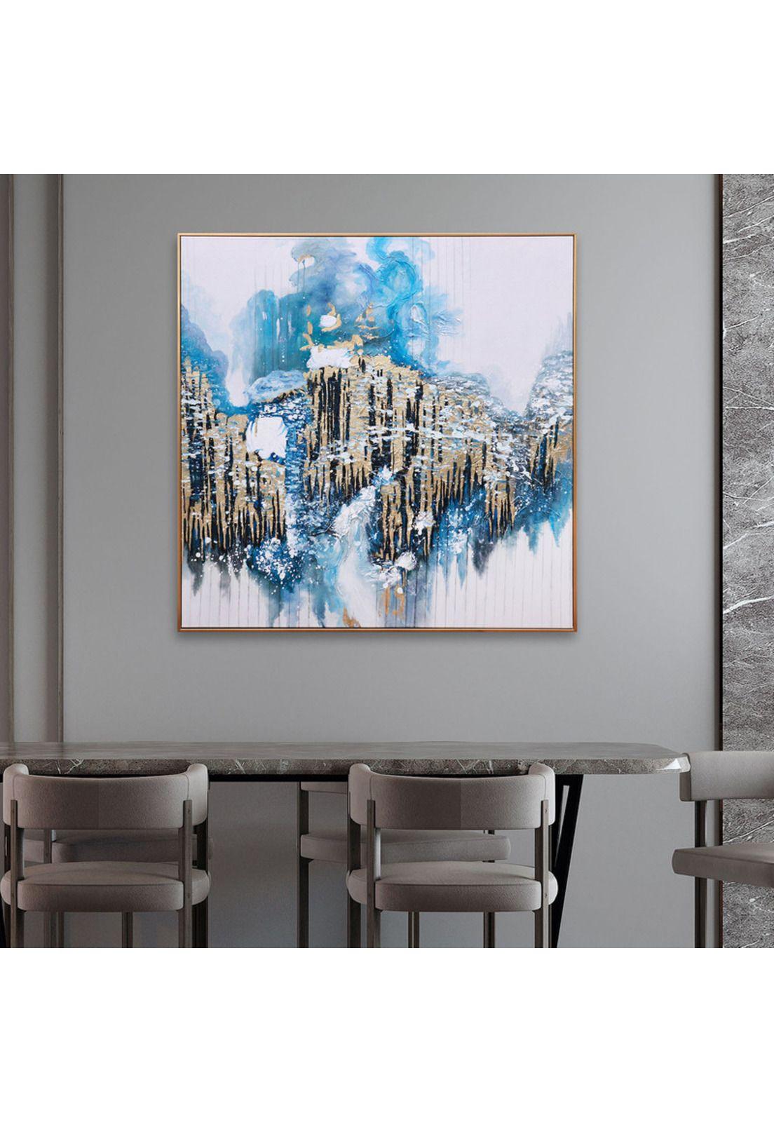 Cuadro Decorativo Sobre La Nube 80x80cm Óleo a mano -1