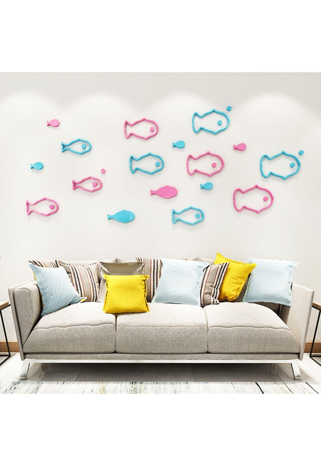 Sticker 3D Peces -1