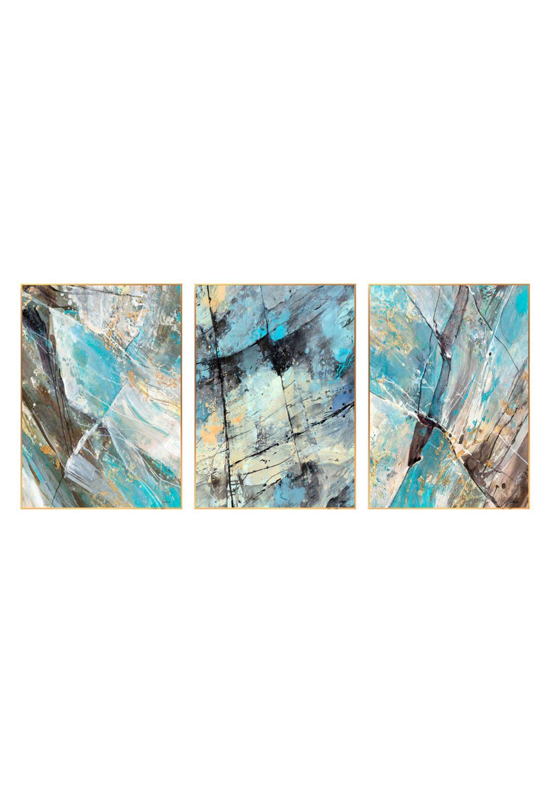 Set 3 Cuadros Piedras del Mar 150x70-0