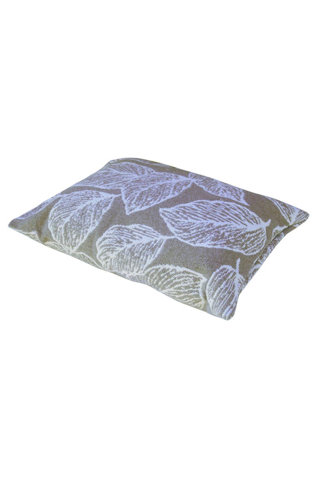 Cojín Hojas XL Gris 50x35 cms-1