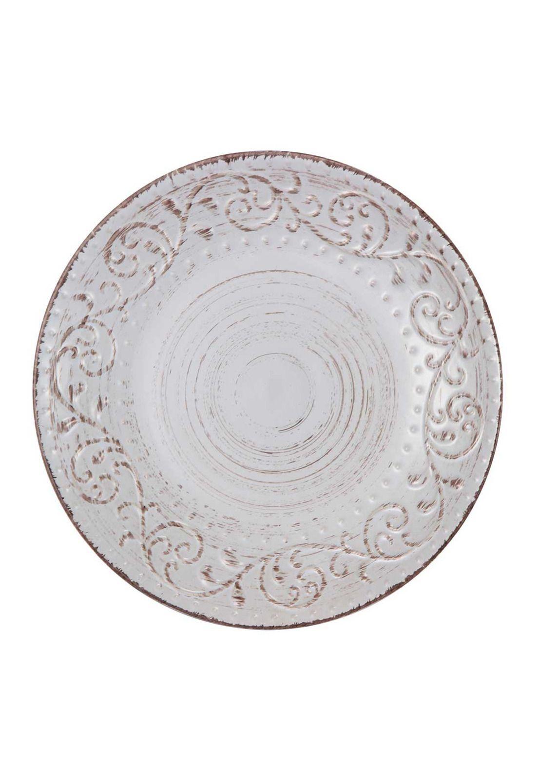 Set de 4 Platos estilo vintage de gres para comedor-0