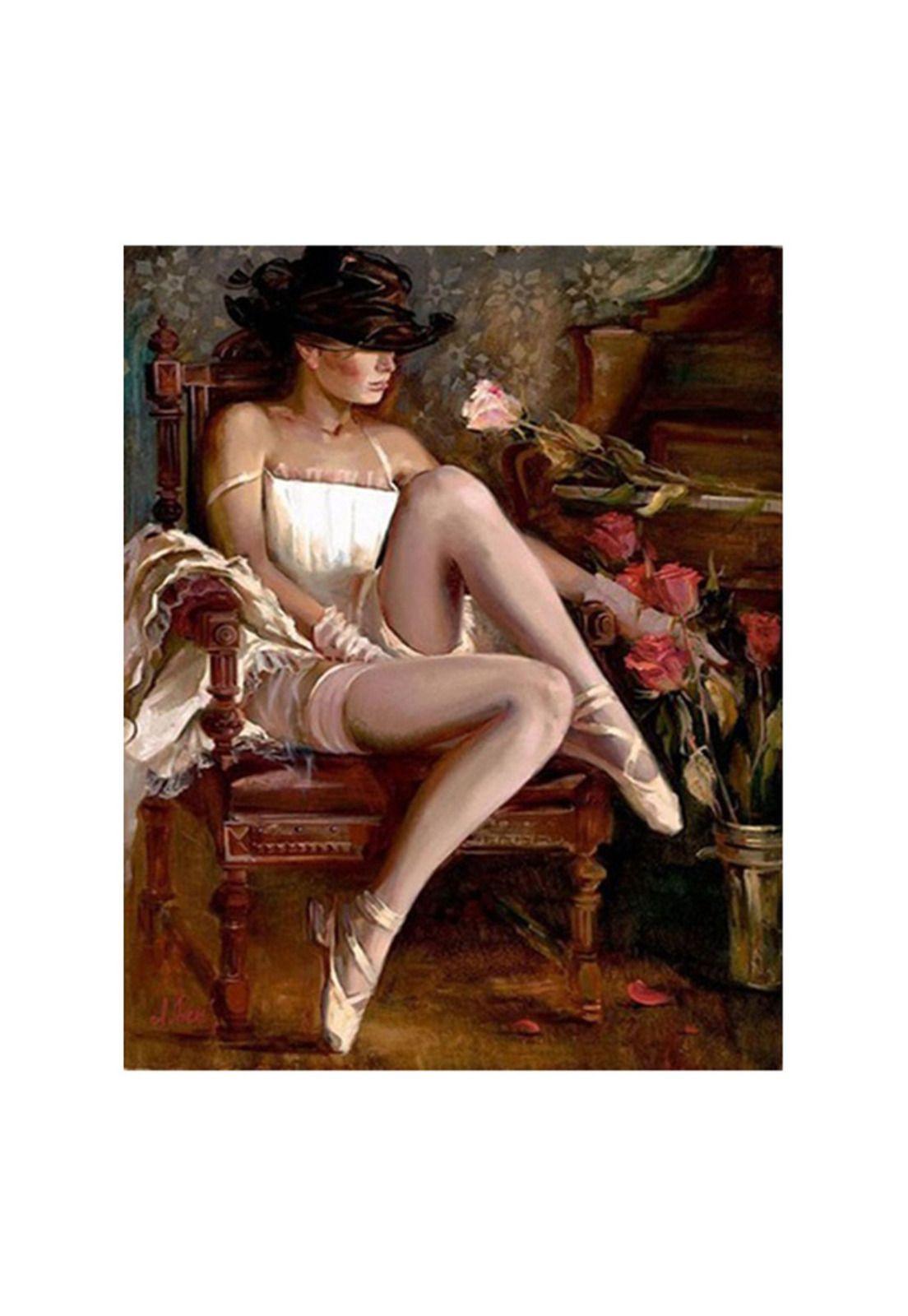 Set para pintar con Diamantes - Mujer-0