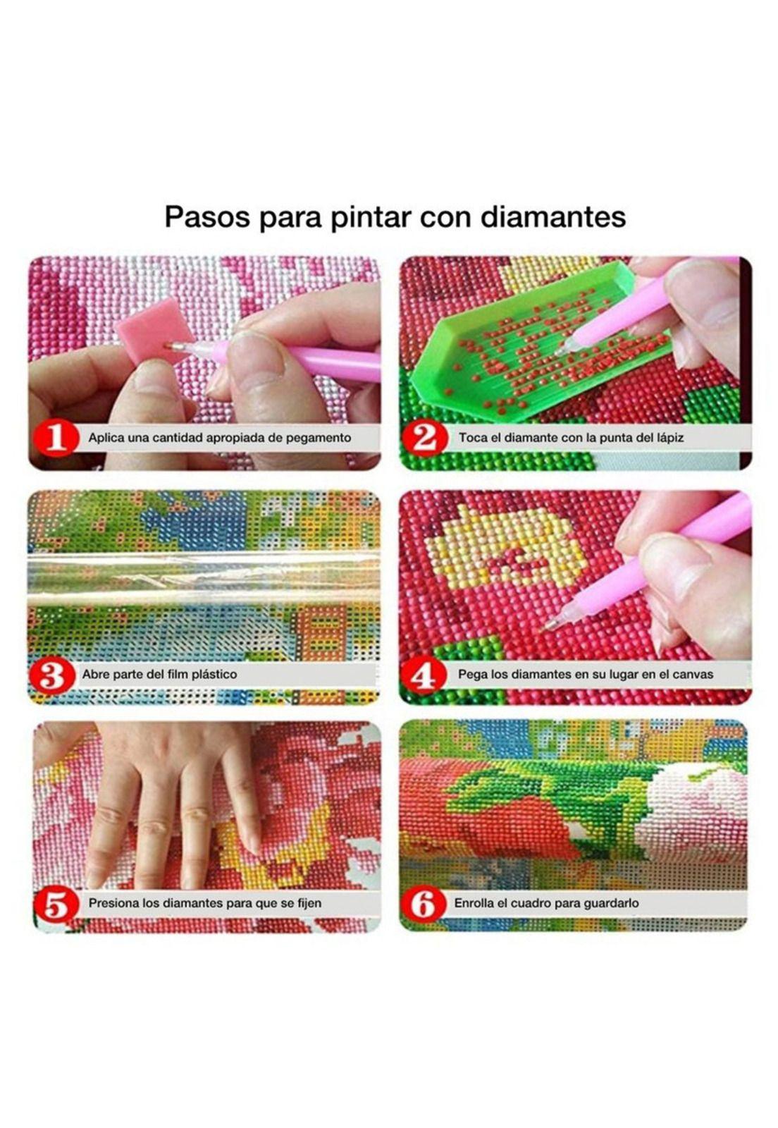 Set para pintar con Diamantes - Mujer-1