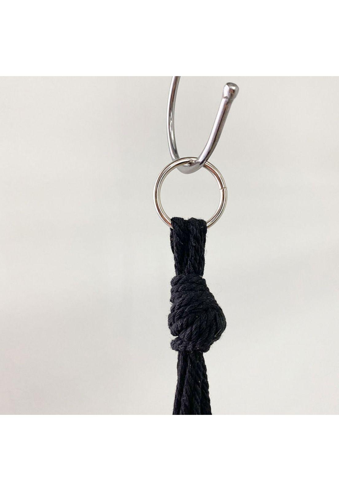 Colgador de Plantas Simple Negro (A) -2