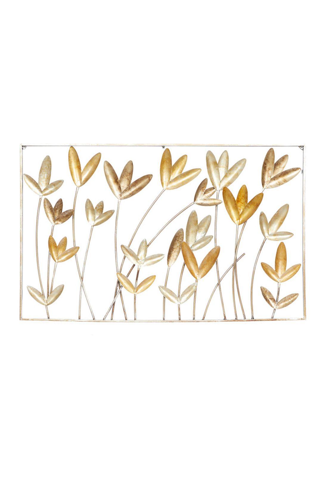 Wall Decor Flores Metal Café-0