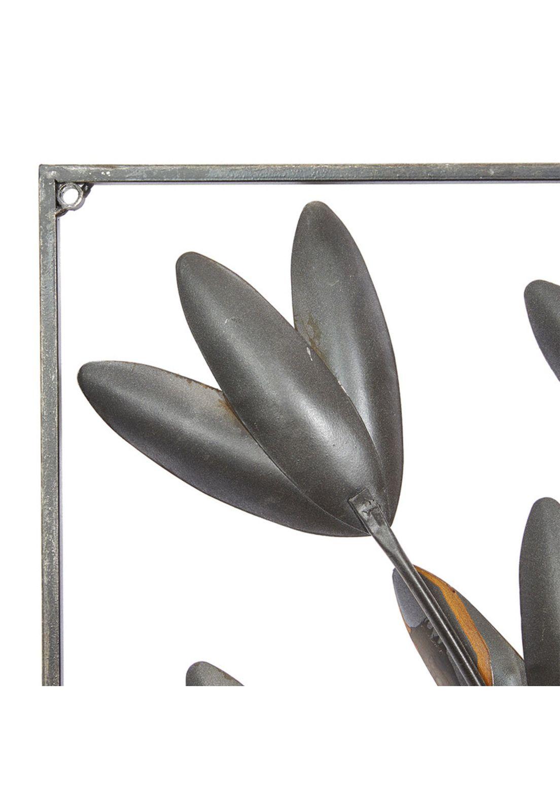 Wall Decor Flores Metal Café-4