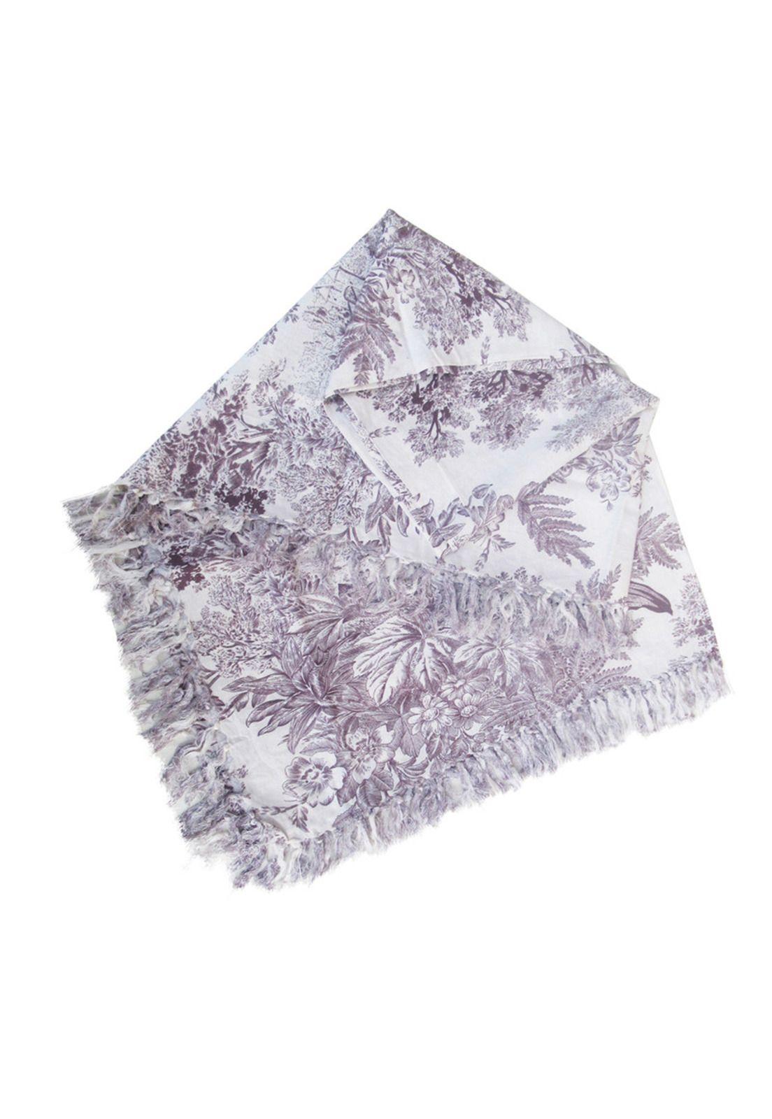 Mantel Flores Rojo 275x150 cms-0