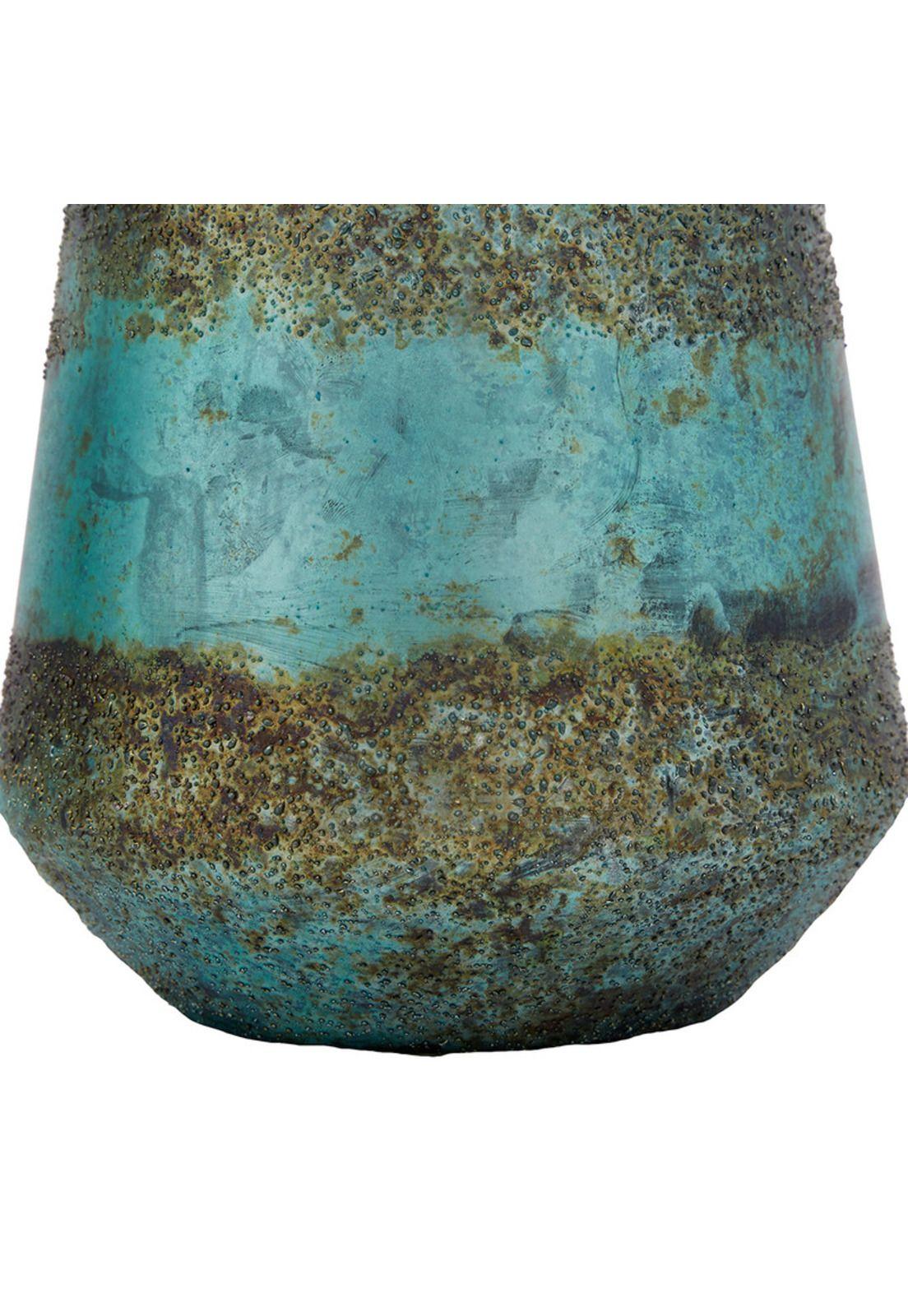 Set Porta Velas Green Glass-2