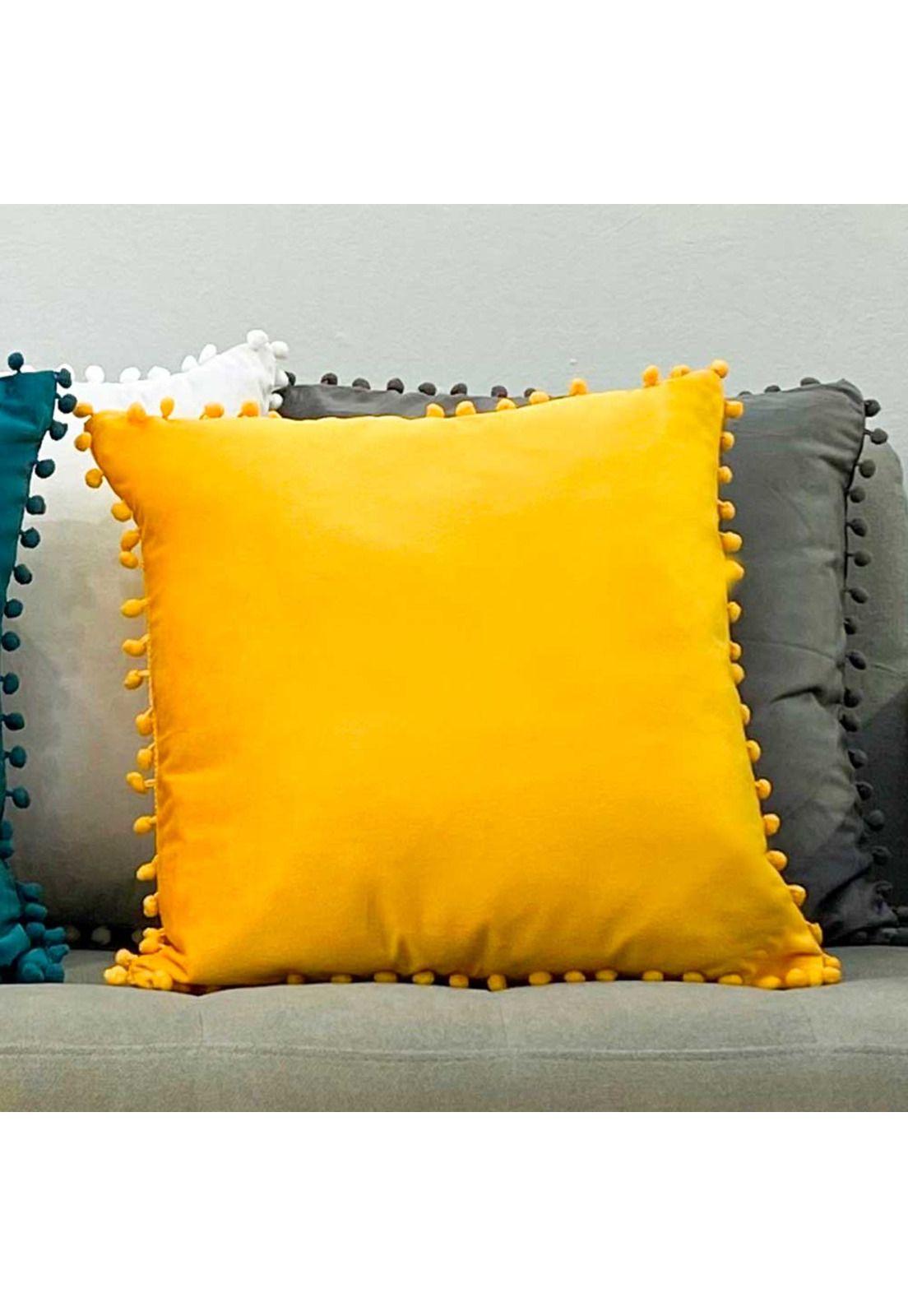 Cojín Velvet Amarillo 2 45x45-1