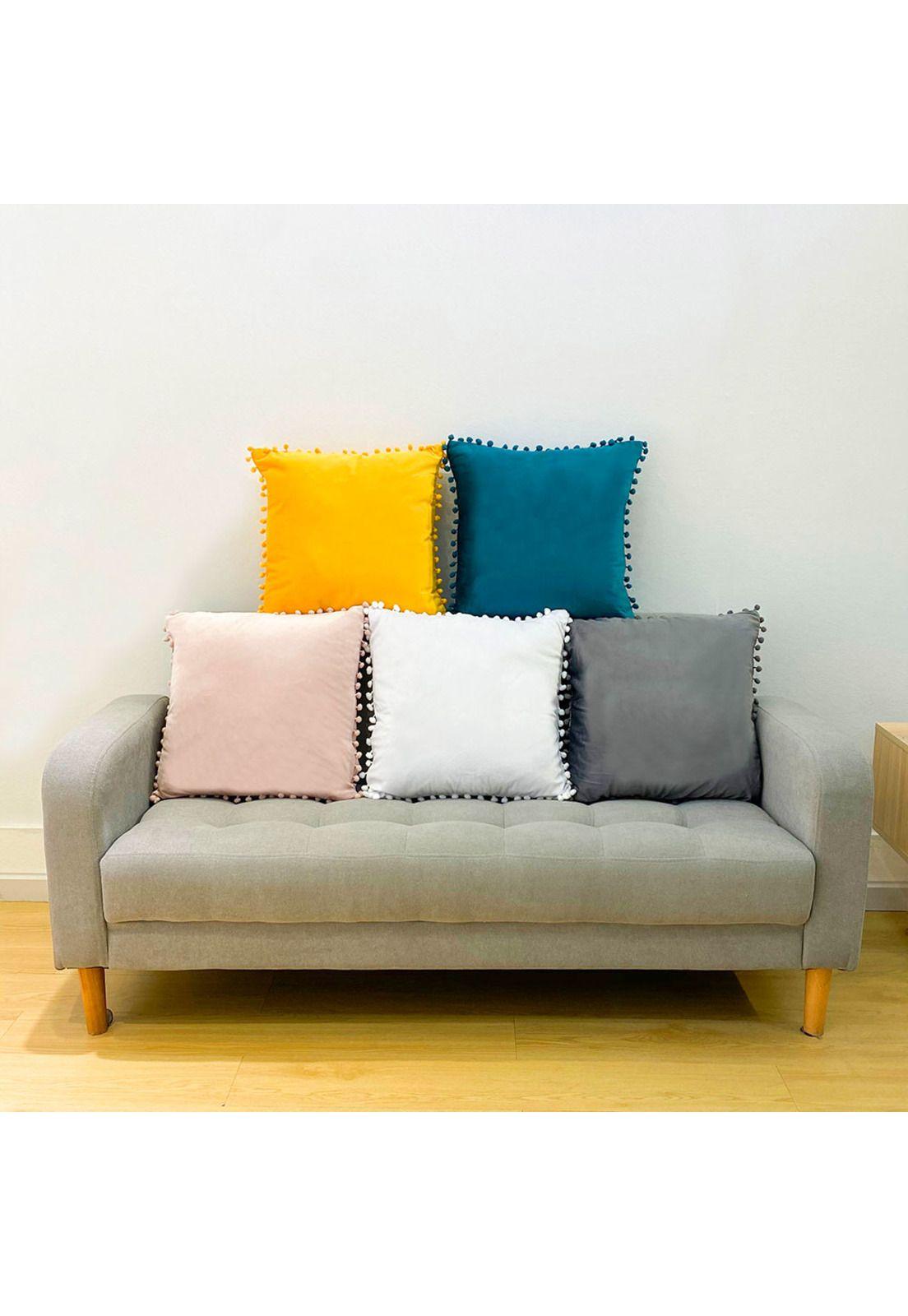 Cojín Velvet Blanco 45x45-1