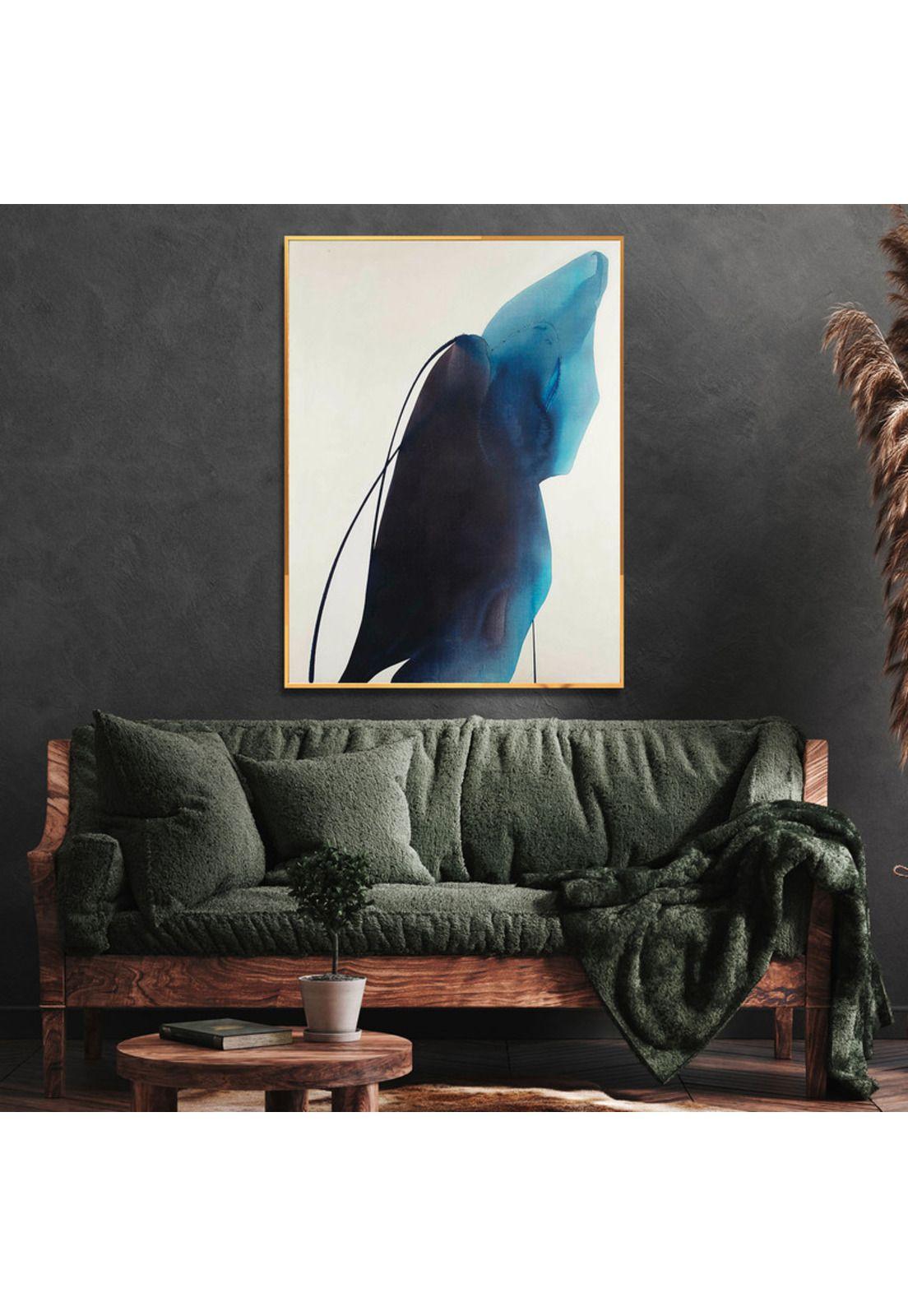 Cuadro Acuarela Azul 120x90-1
