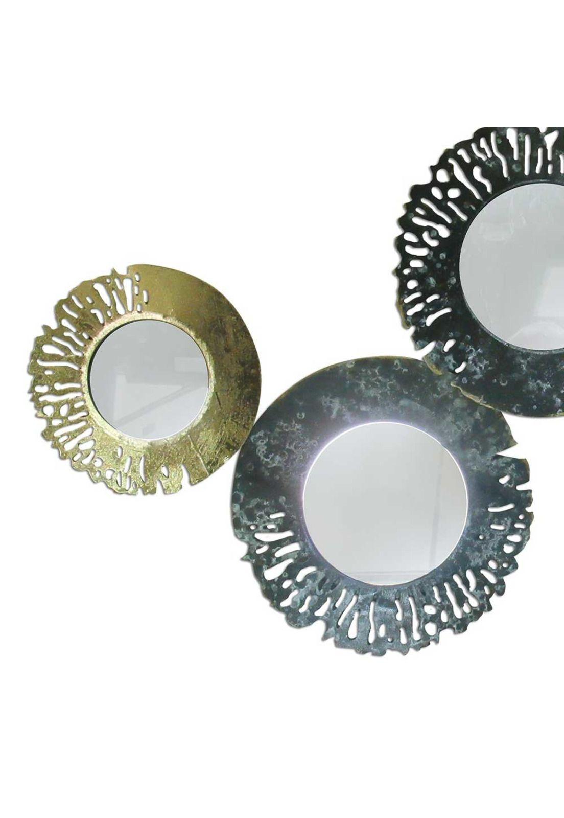 Cuadro Metálico 6 Espejos-1