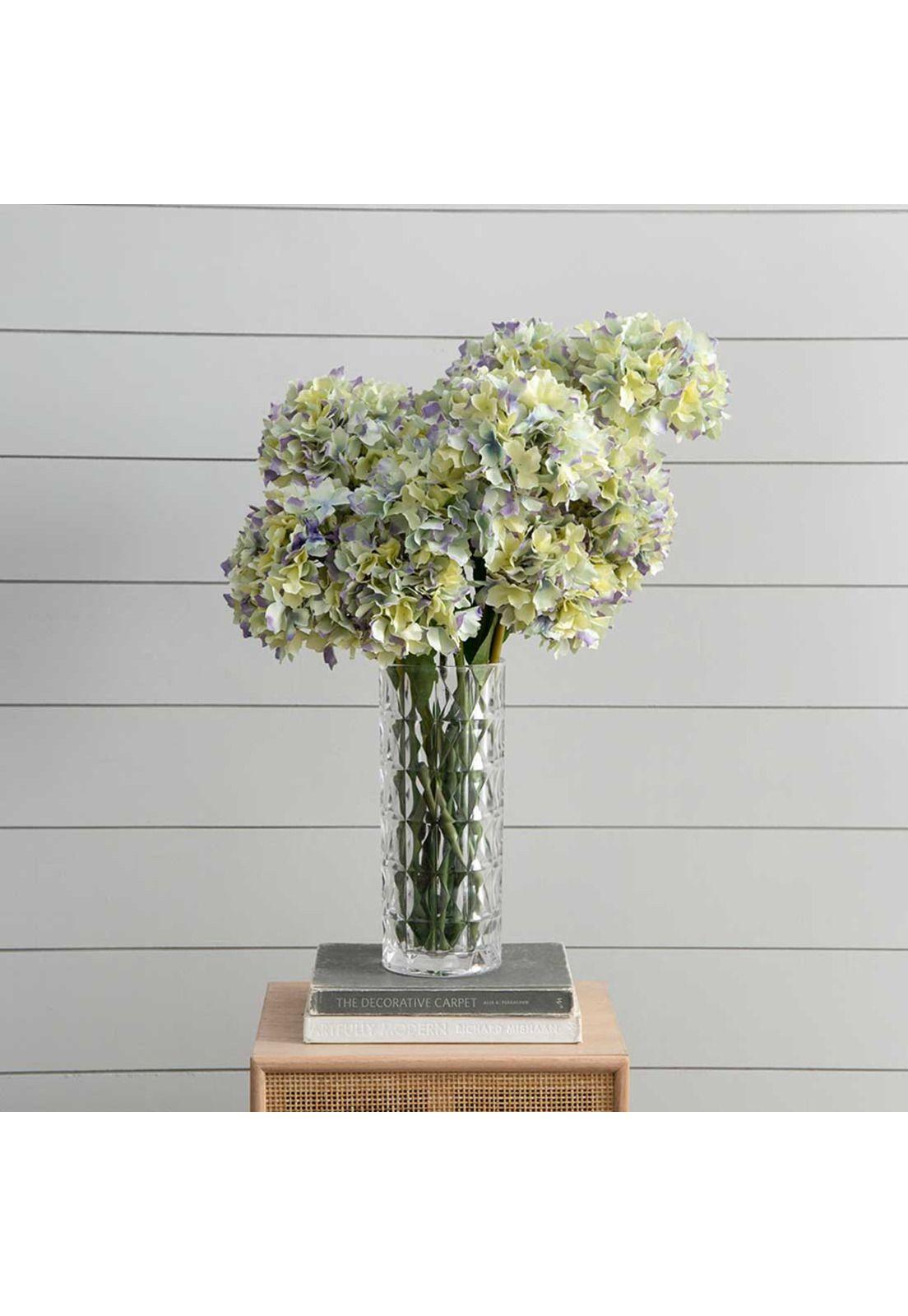 Hortensia flor artificial decorativa | Celeste-1