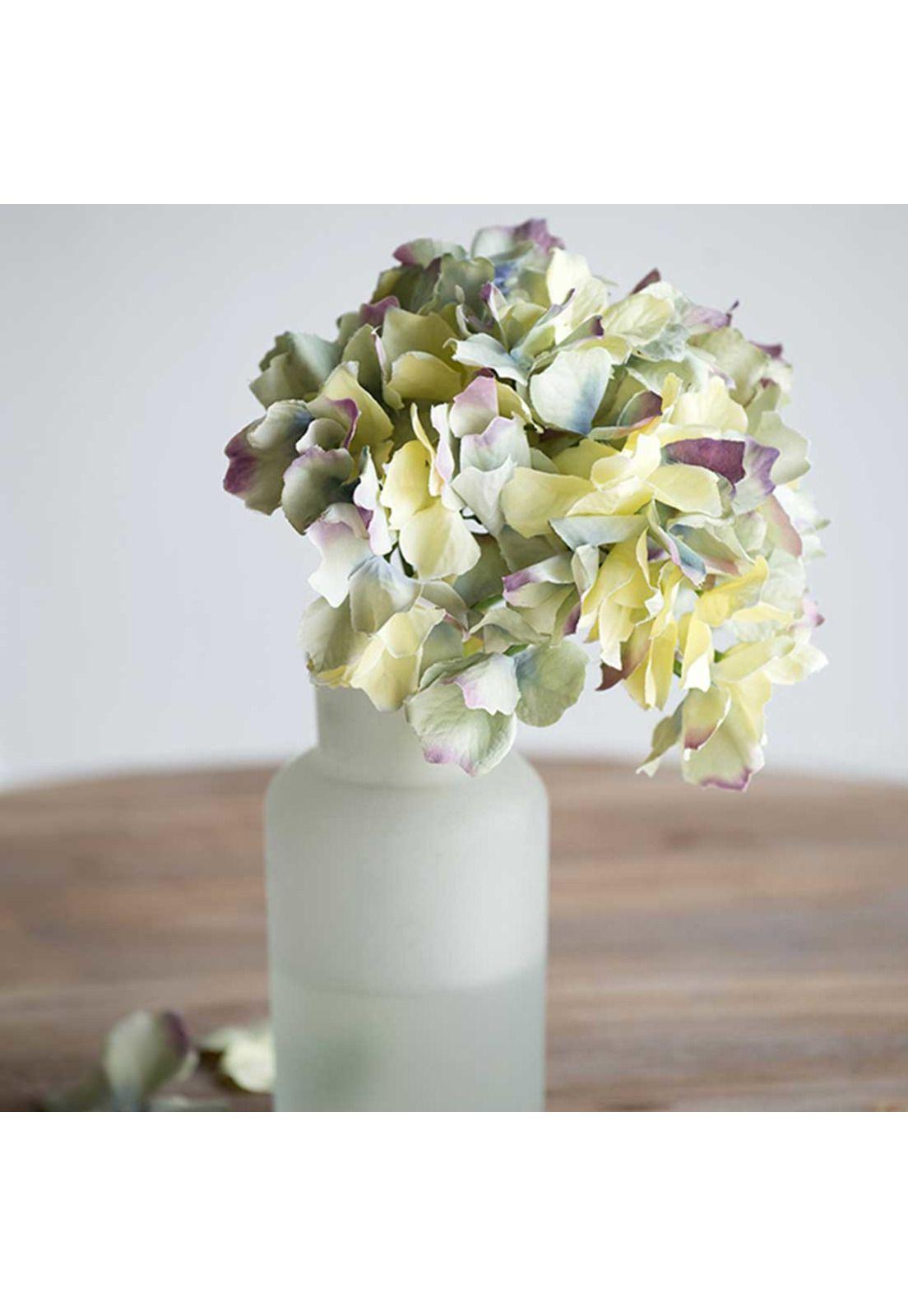 Hortensia flor artificial decorativa | Celeste-3