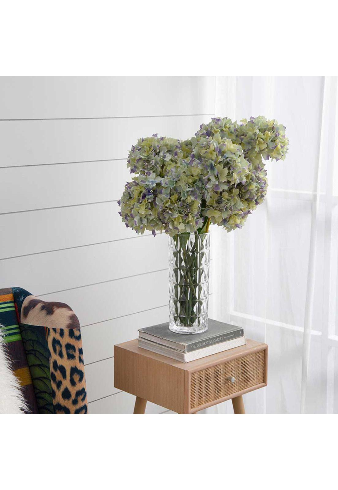 Hortensia flor artificial decorativa | Celeste-5