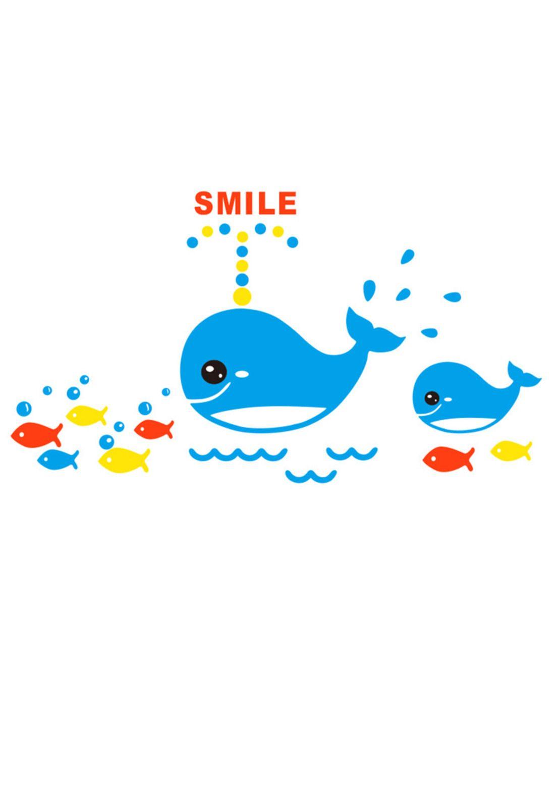 Sticker 3D Ballenas -0