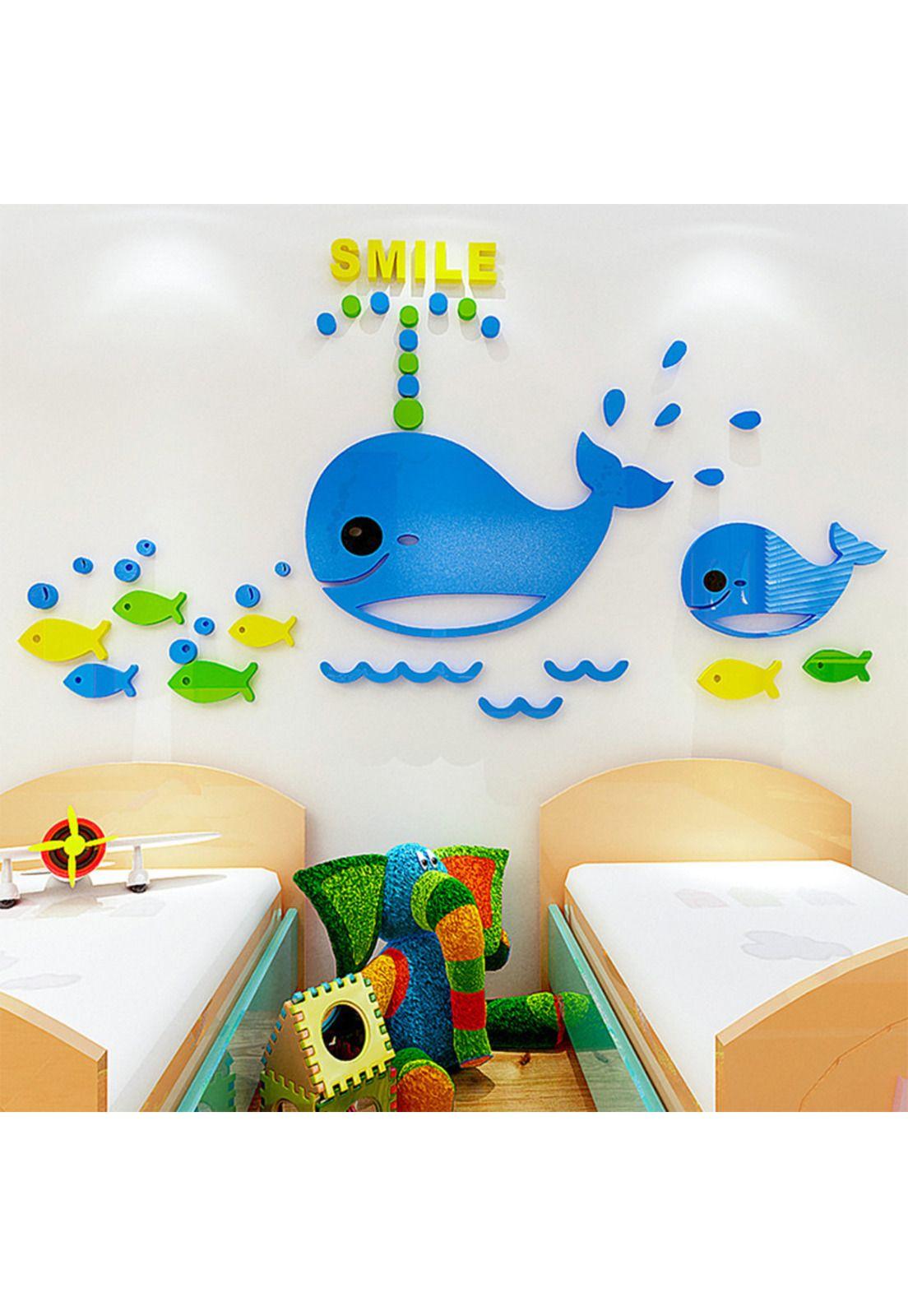 Sticker 3D Ballenas -2