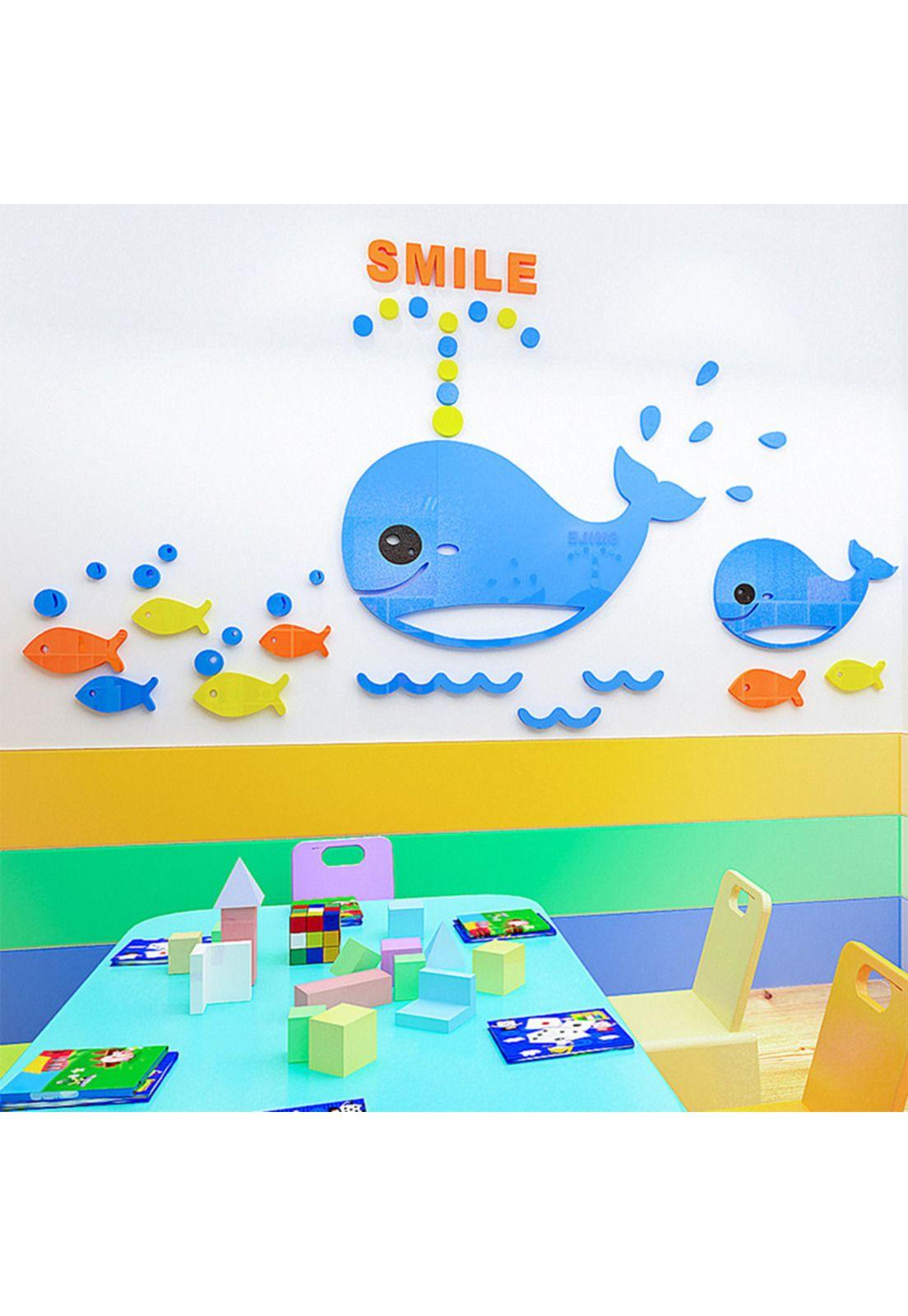 Sticker 3D Ballenas -4