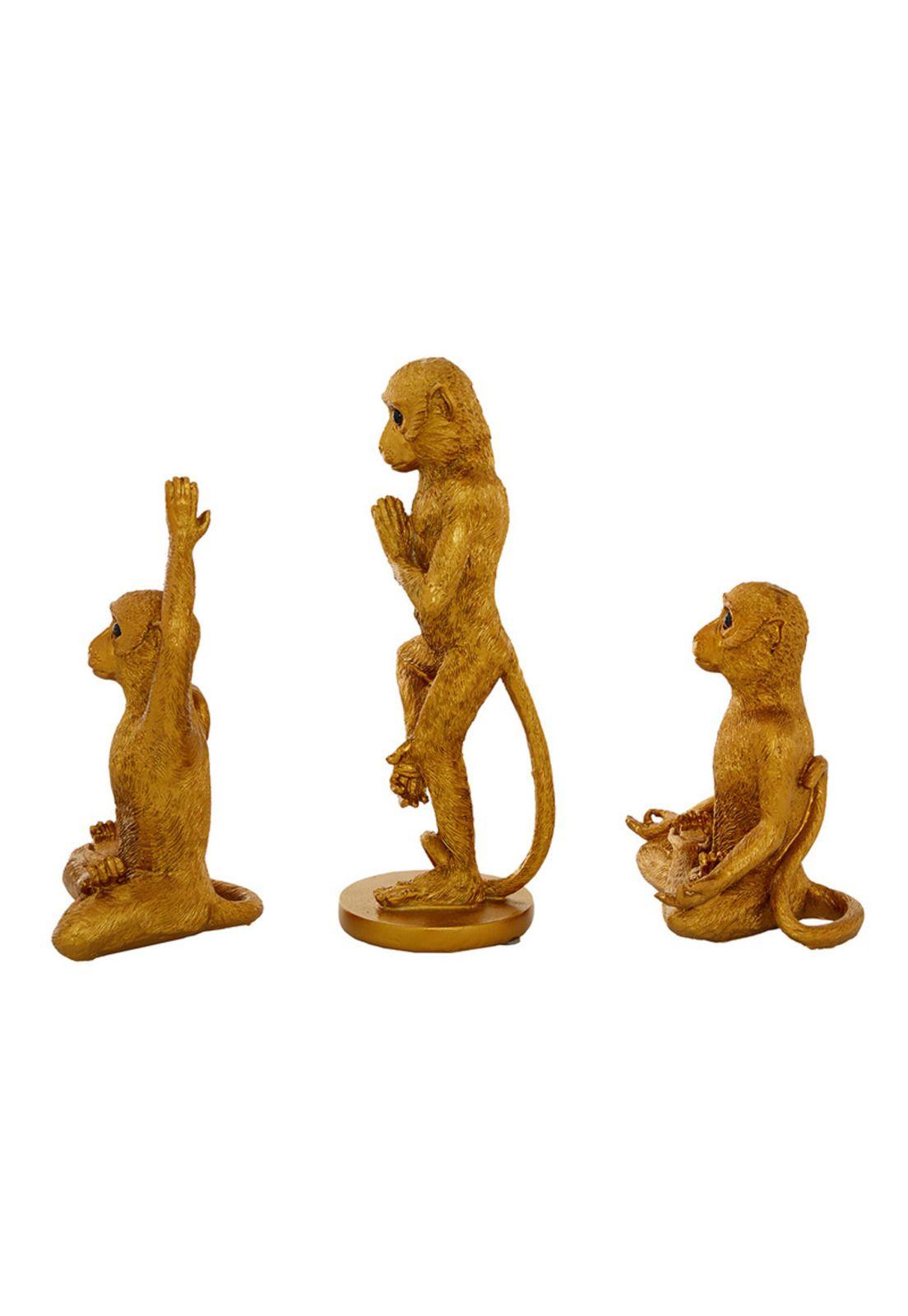 Set Esculturas Monos Yoga-5