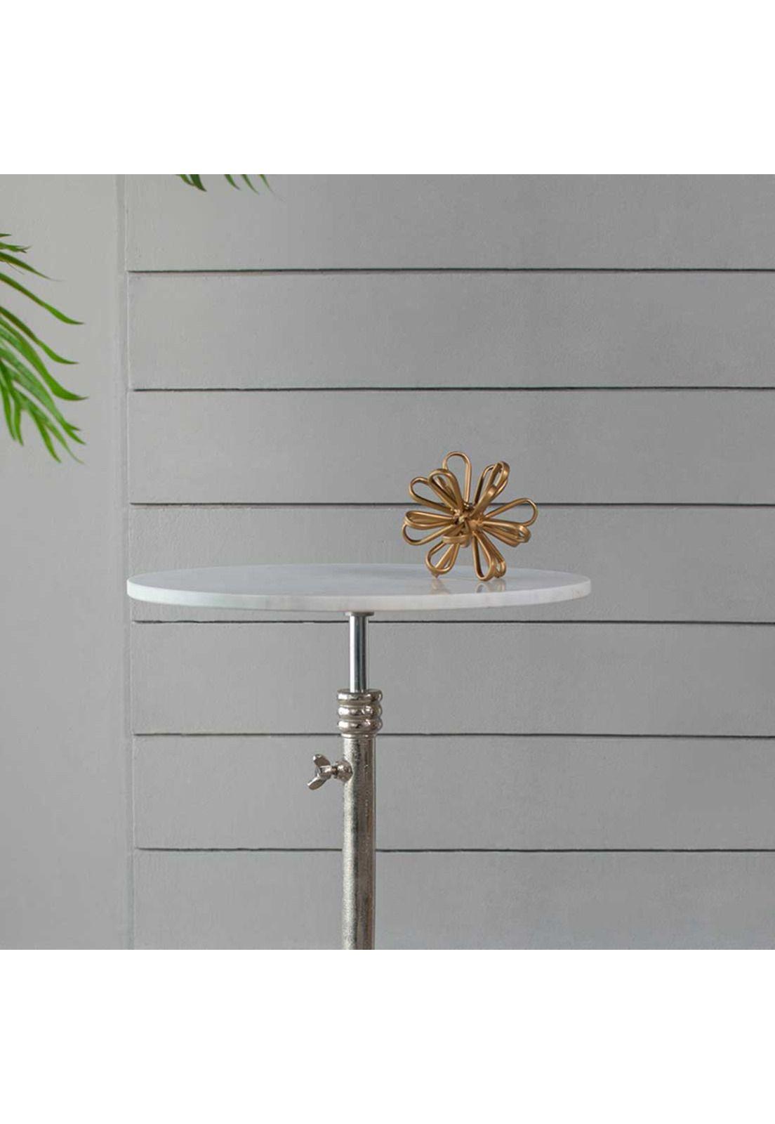 Flores decorativas de metal dorado | Set de 3-6