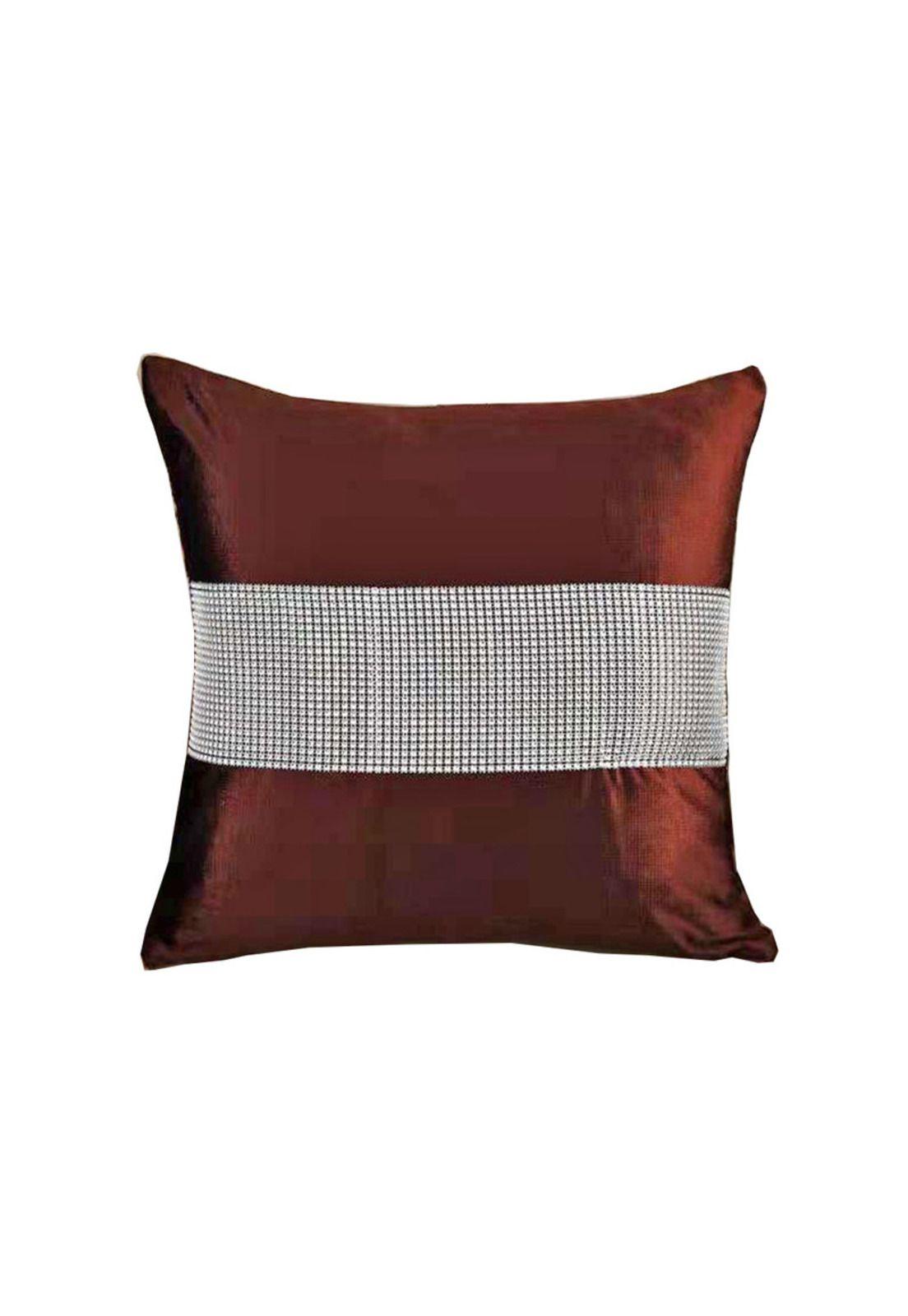 Cojín Satin Burdeo 45x45 -0