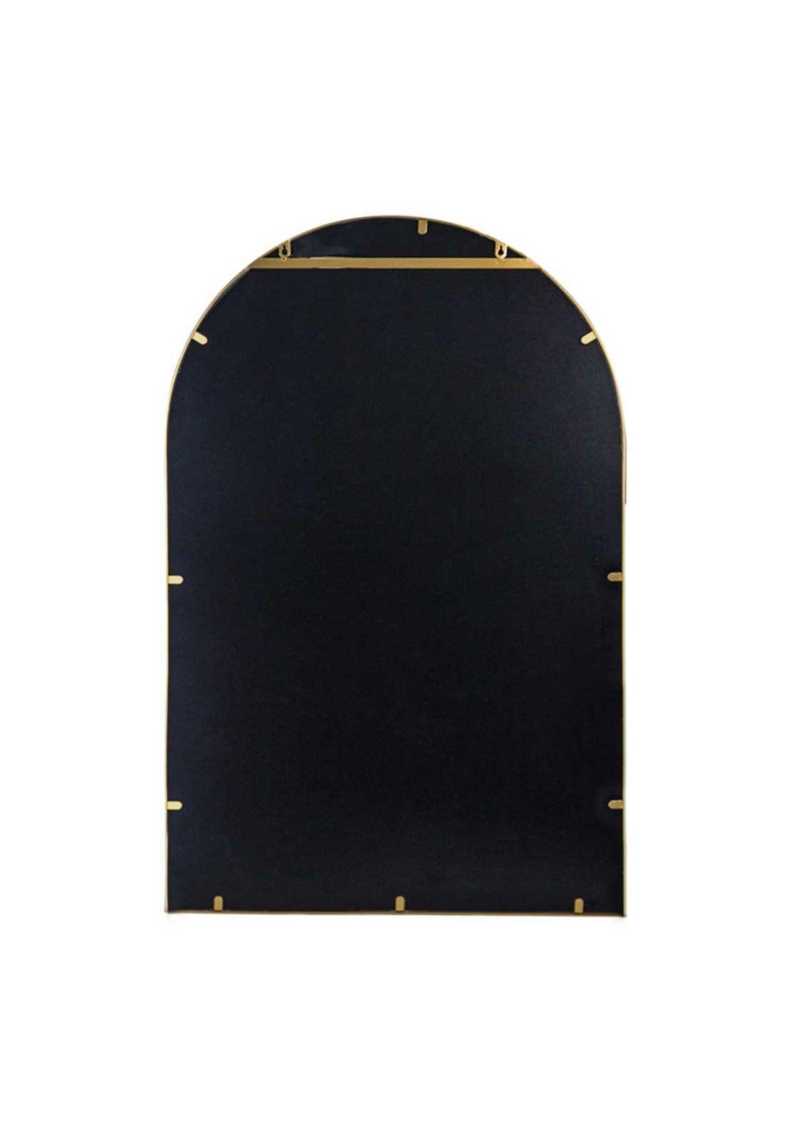 Espejo decorativo de pared arco dorado-3