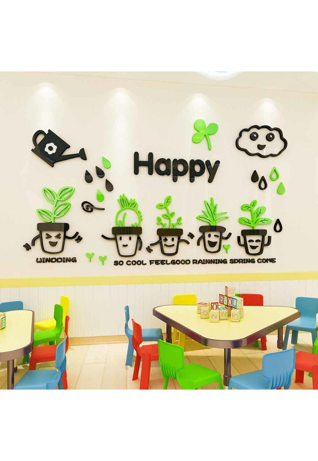 Sticker 3D diseño plantas-4