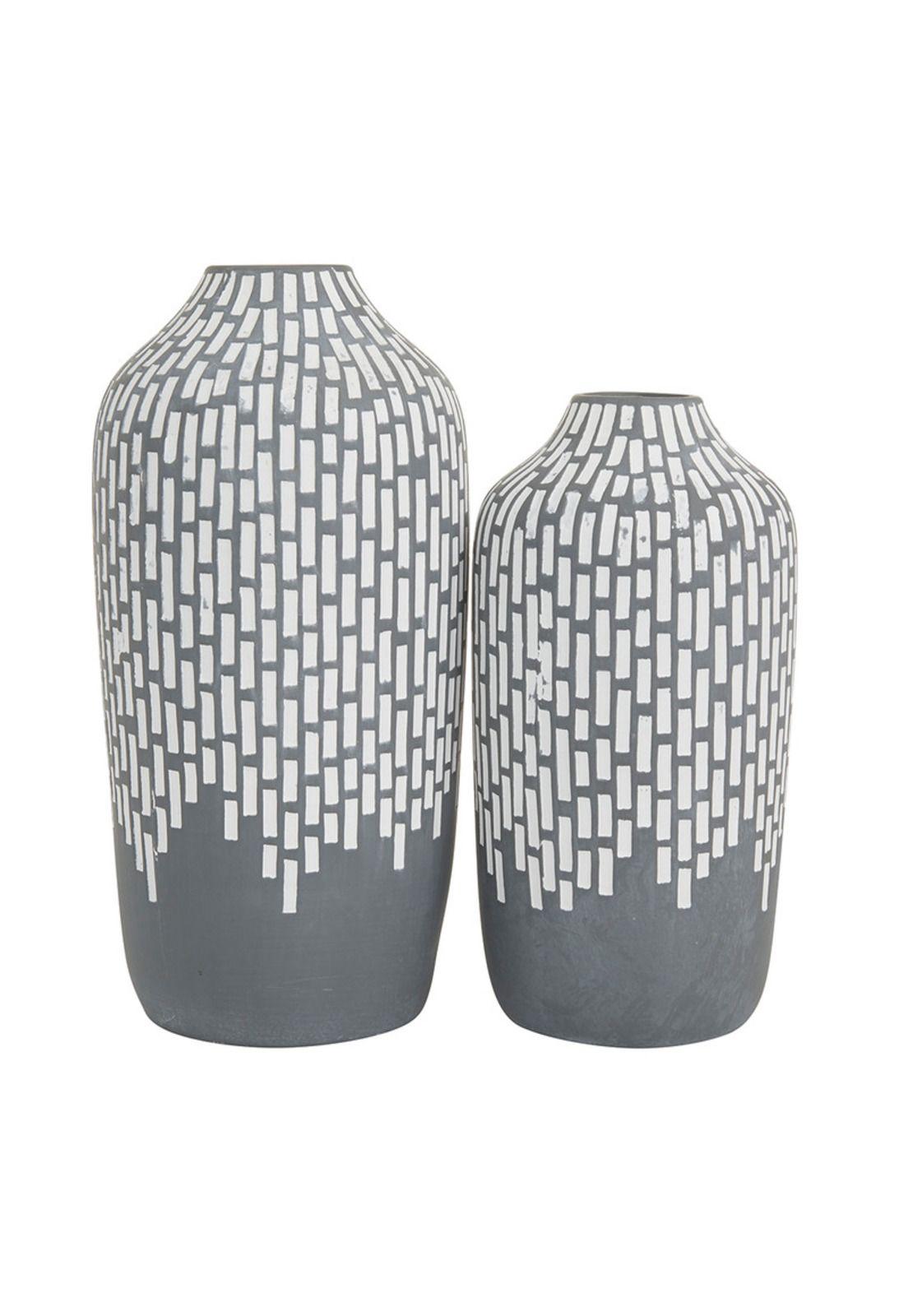 Set Jarrones Stone Grey-4