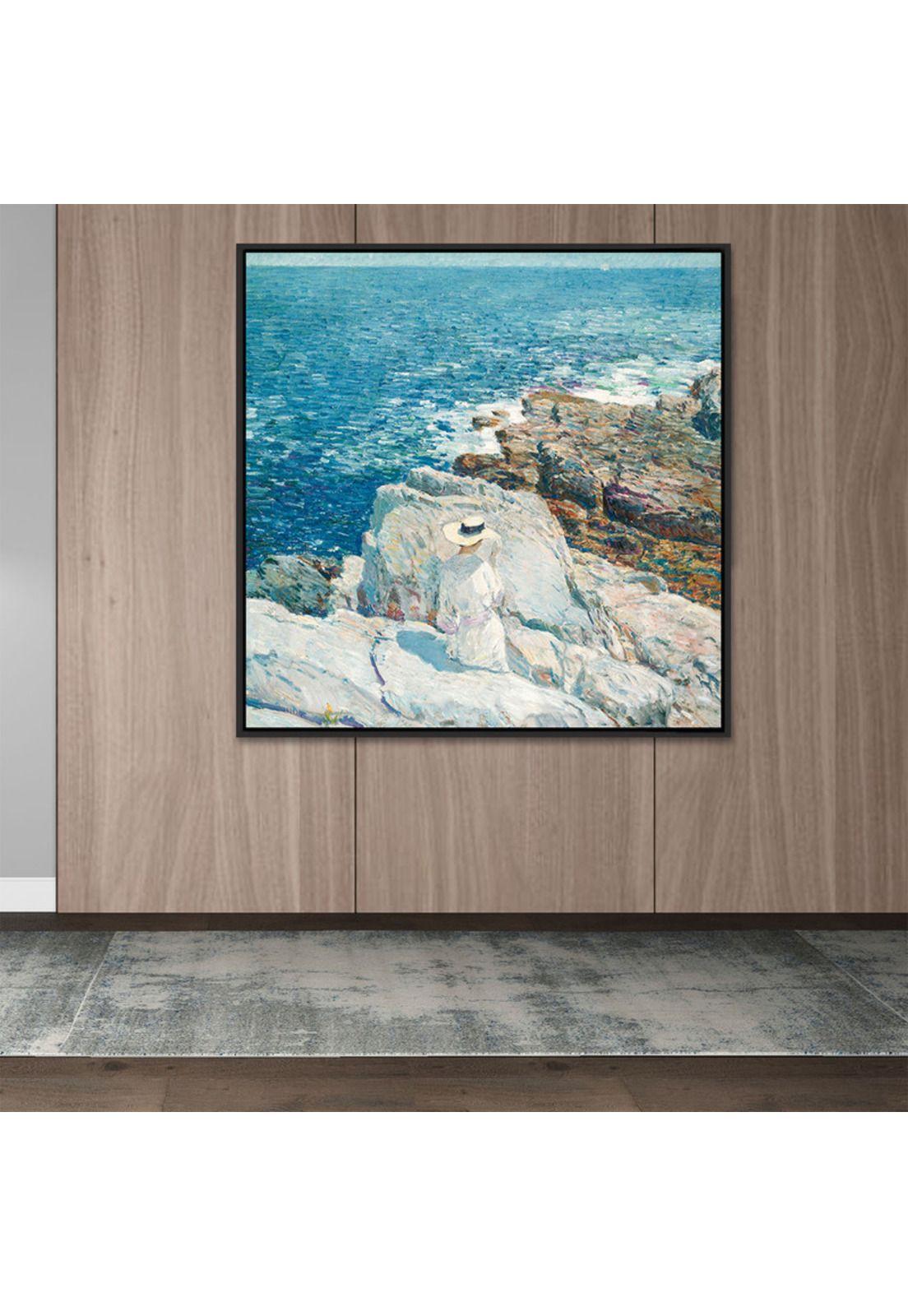 Cuadro Mujer en las Rocas 100x100-1