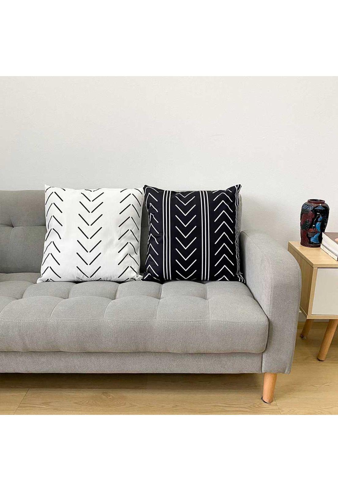 Cojín Negro Flechas 45x45-2