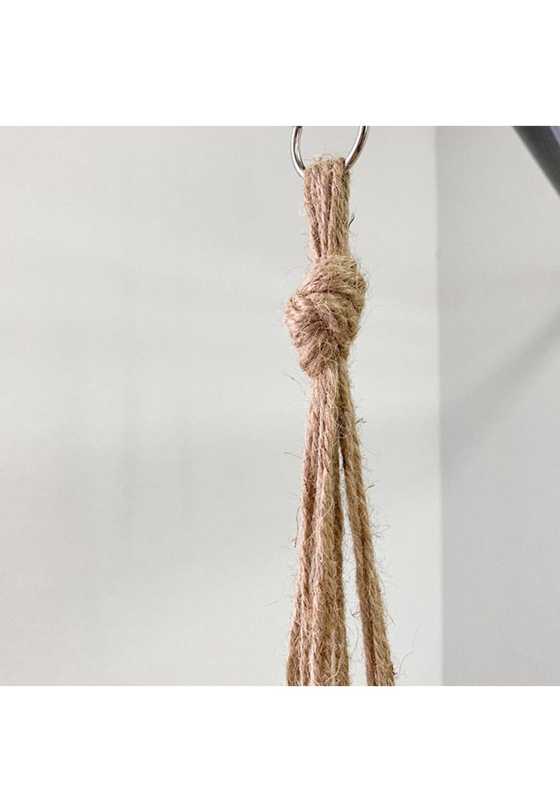 Colgador de Plantas Simple Café A -2