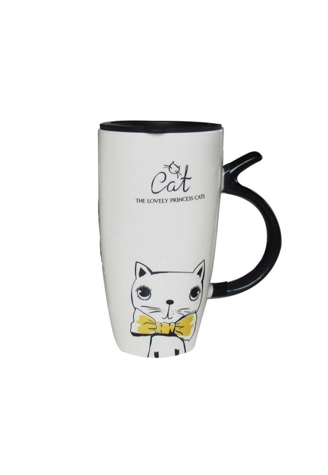 Taza diseño caricatura de Gato-0