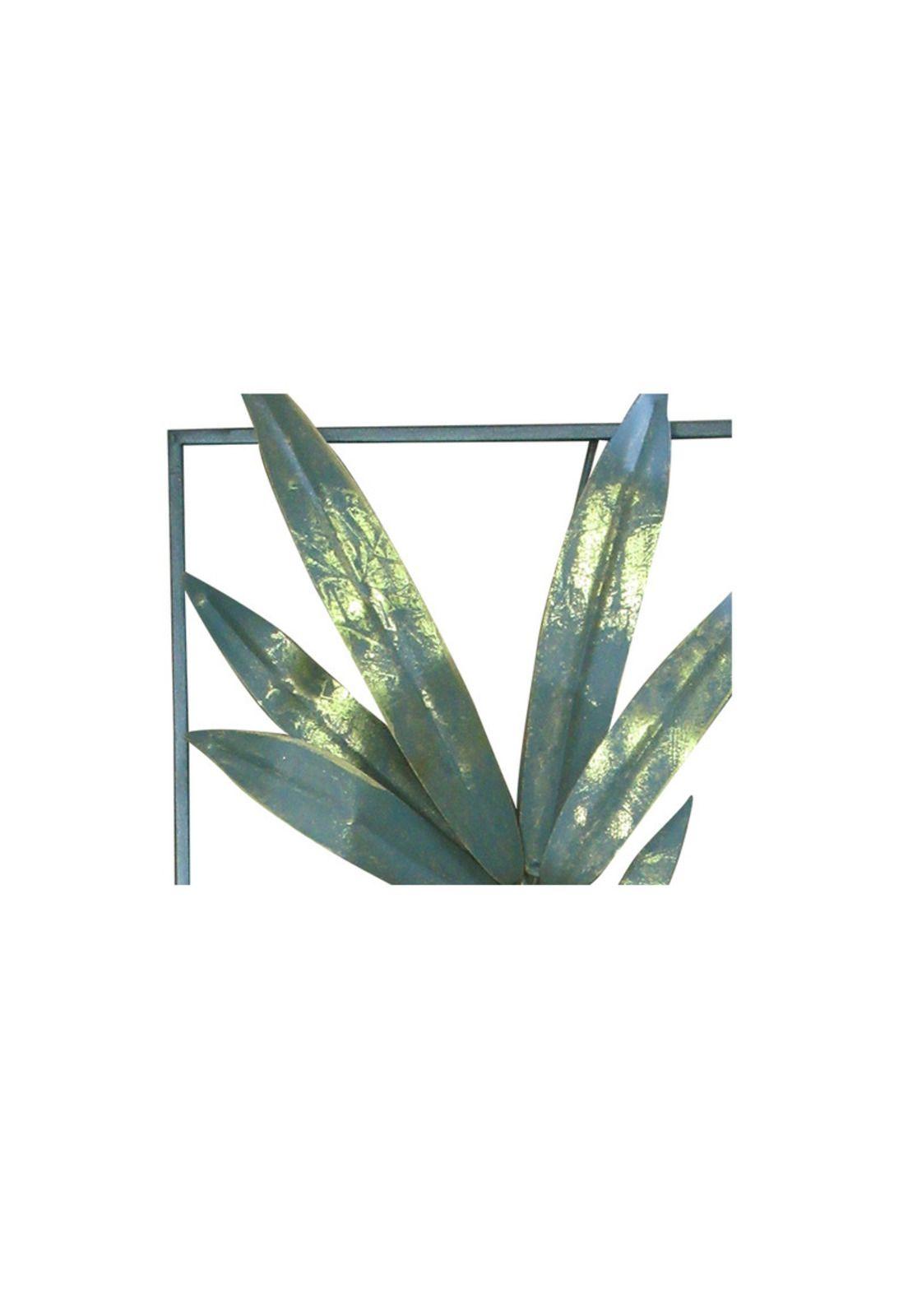 Cuadro Metálico Plantas Doradas 40x90 cms-1