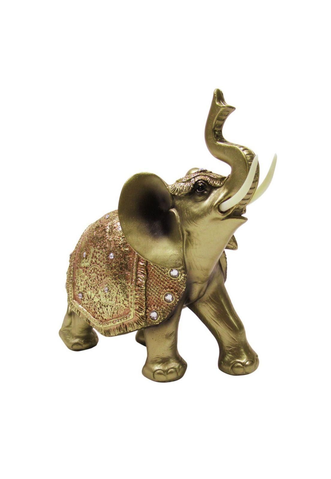 Figura Elefante Dorado L-0
