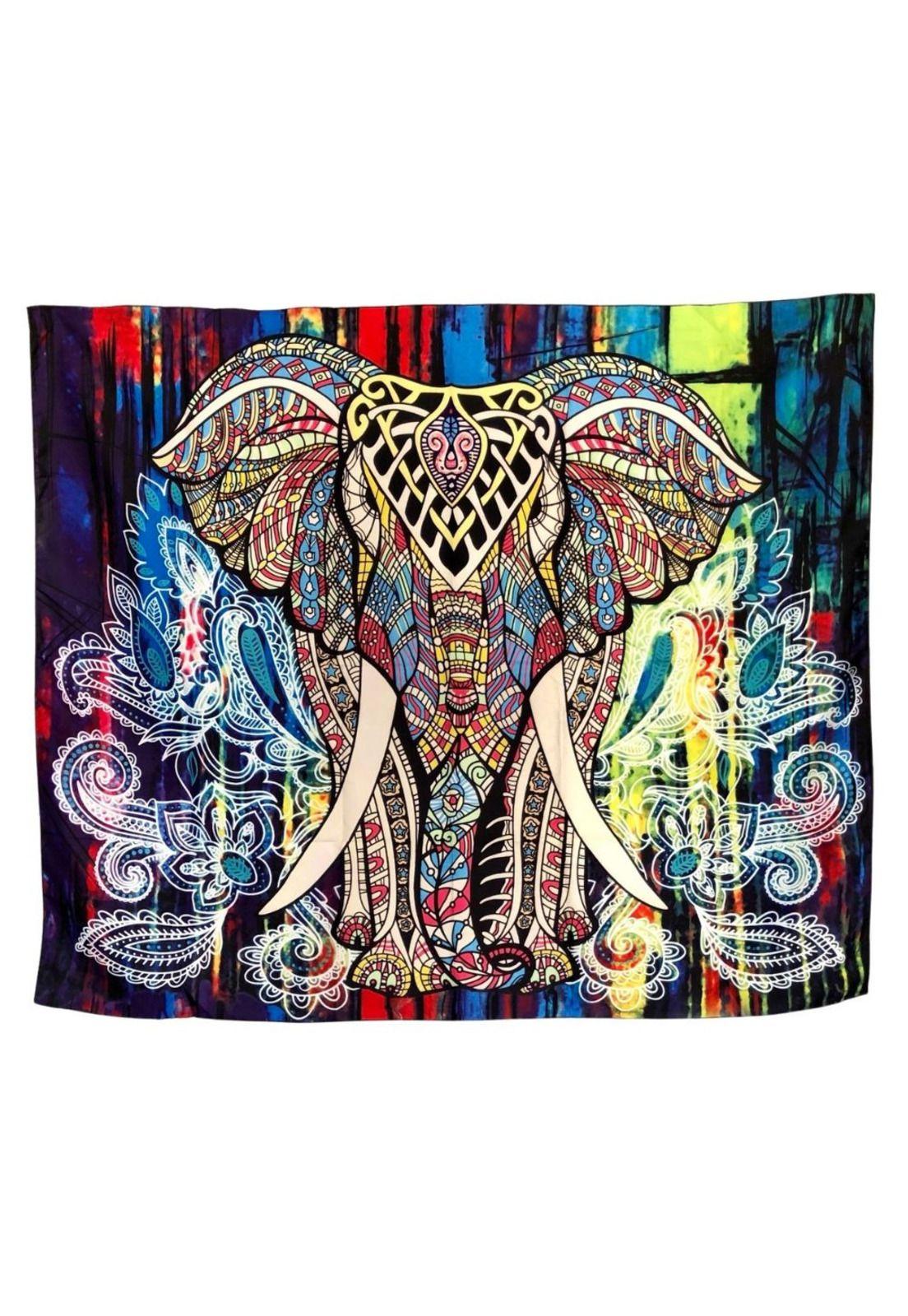 Tapiz Elefante Psicodelico-0