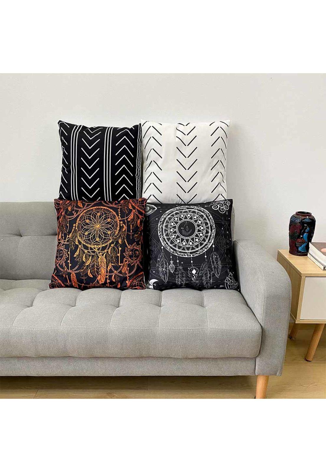 Cojín Atrapa Sueños Negro 45x45-3