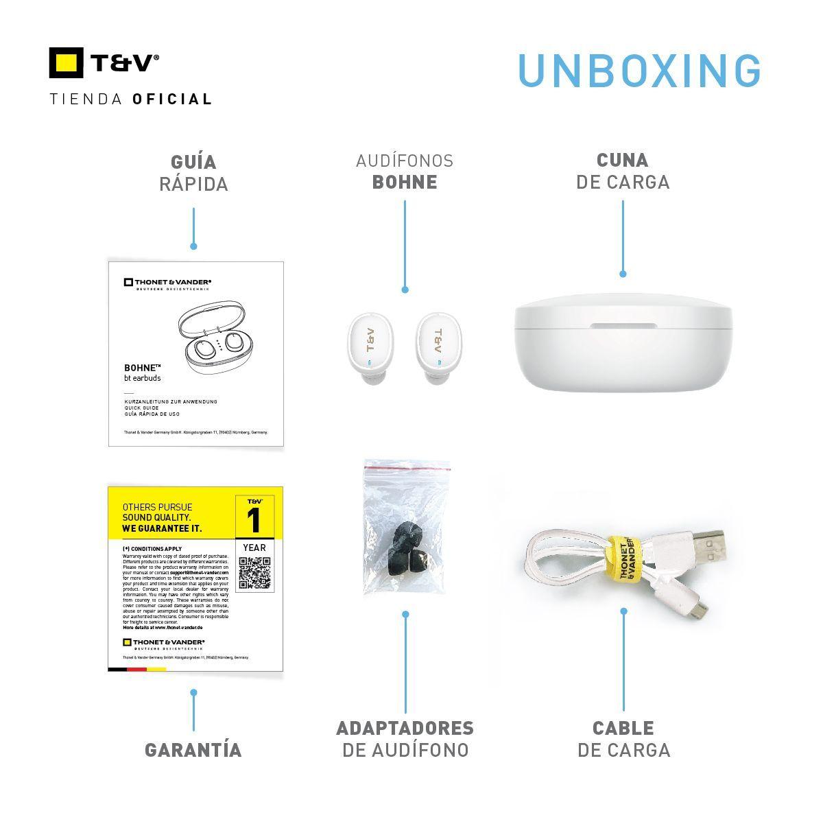 Audífonos Inalámbricos In-Ear Thonet&Vander Bohne Bluetooth-3