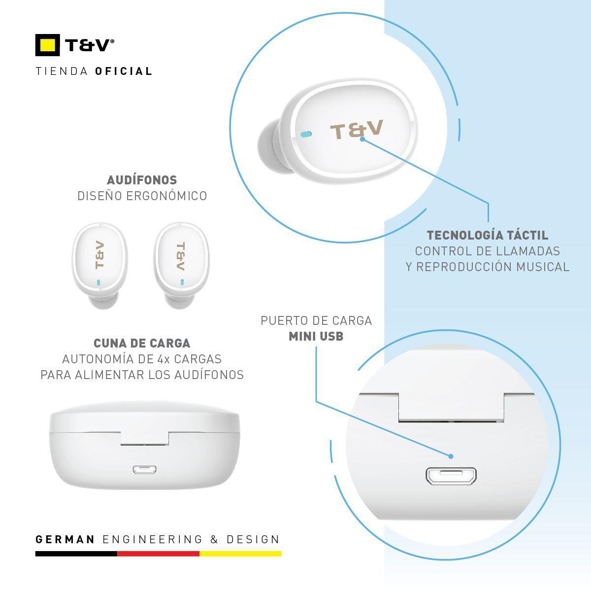 Audífonos Inalámbricos In-Ear Thonet&Vander Bohne Bluetooth-2