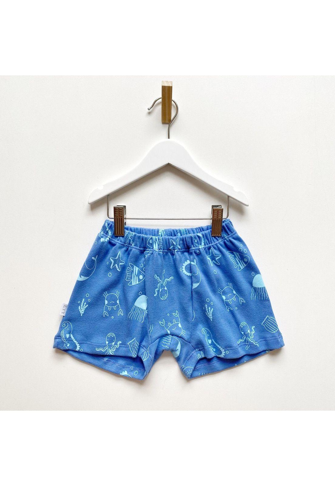 Pijama Eyy de niño 2 piezas remera y short modelo Ocean-2
