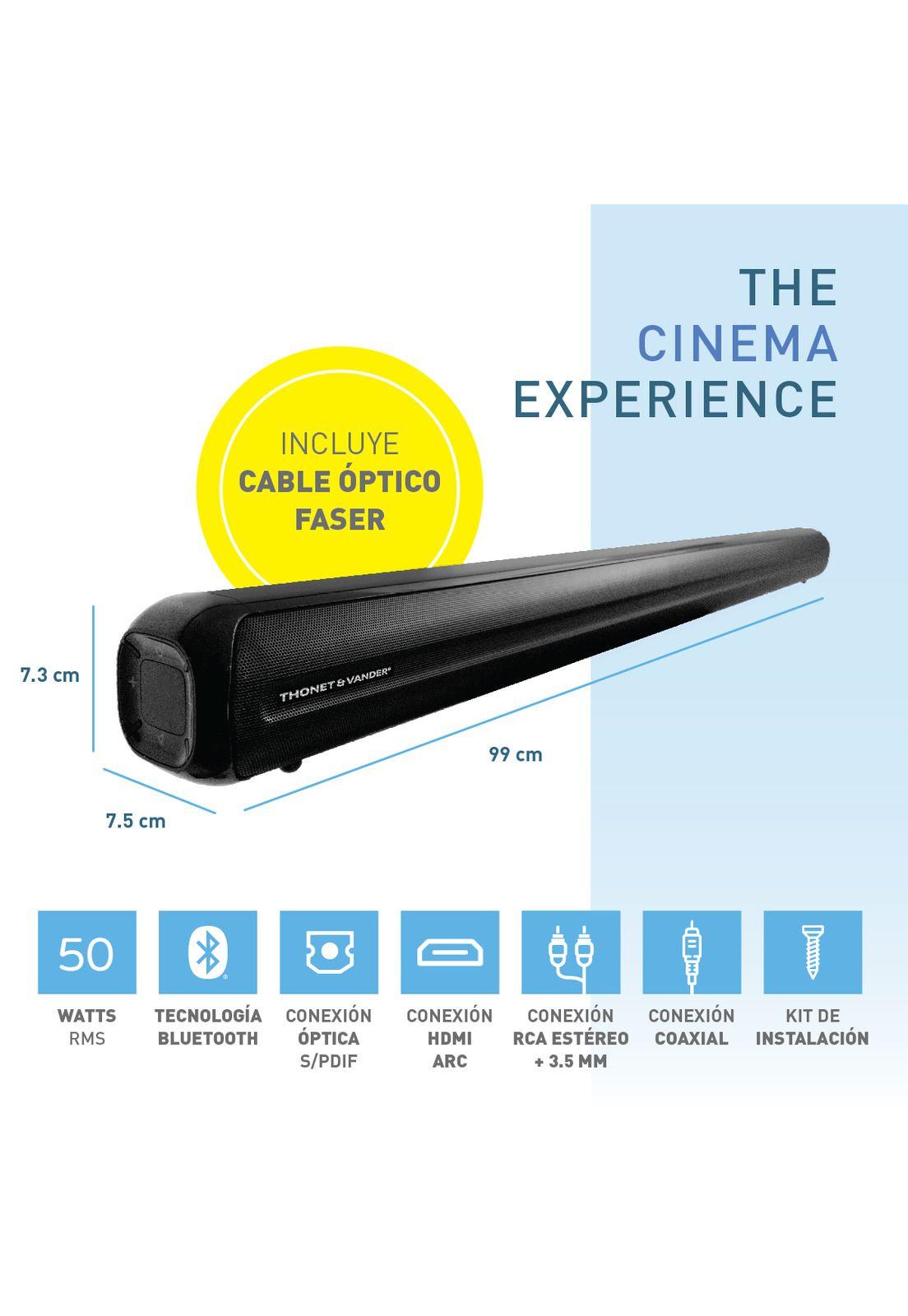 Barra De Sonido Rohre Tv Control Remoto Bluetooth-1