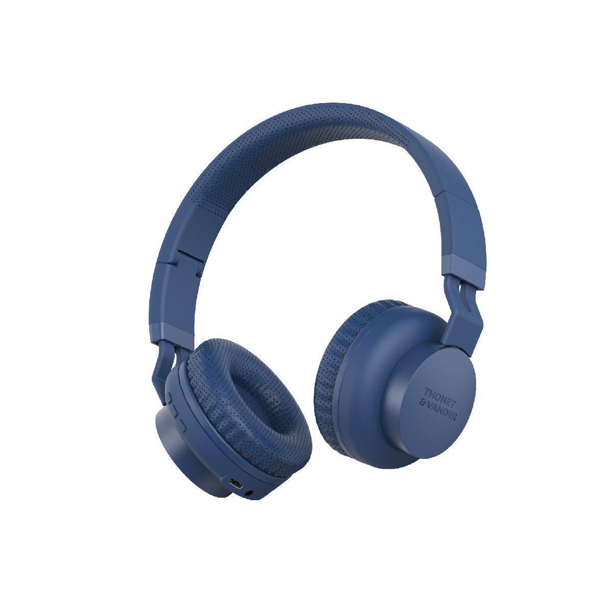 Audifonos over ear Dauer 2gen 50h batería bluetooth Azul marino-0