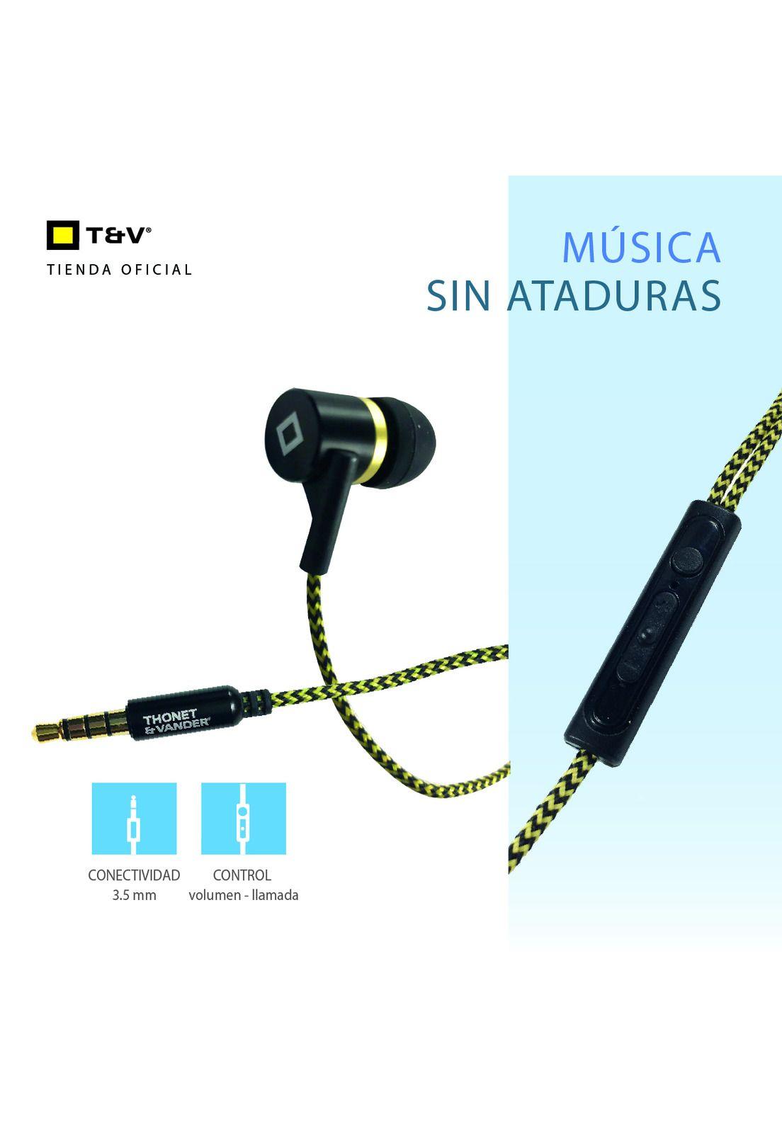 Audífonos Thonet&Vander Klein Con Micrófono Cable Resistente-1