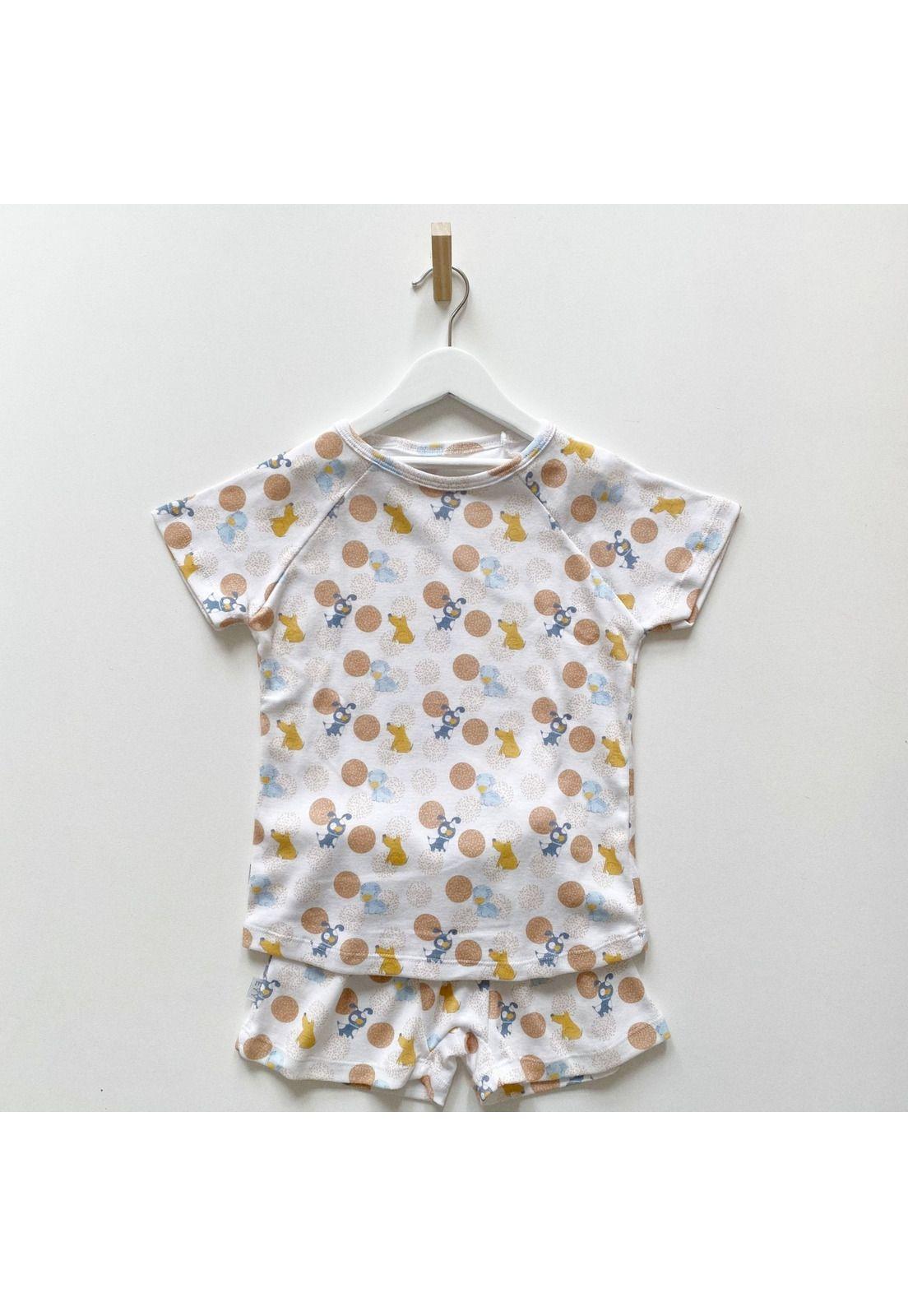 Pijama Eyy Perros de niño 2 piezas remera y short -0