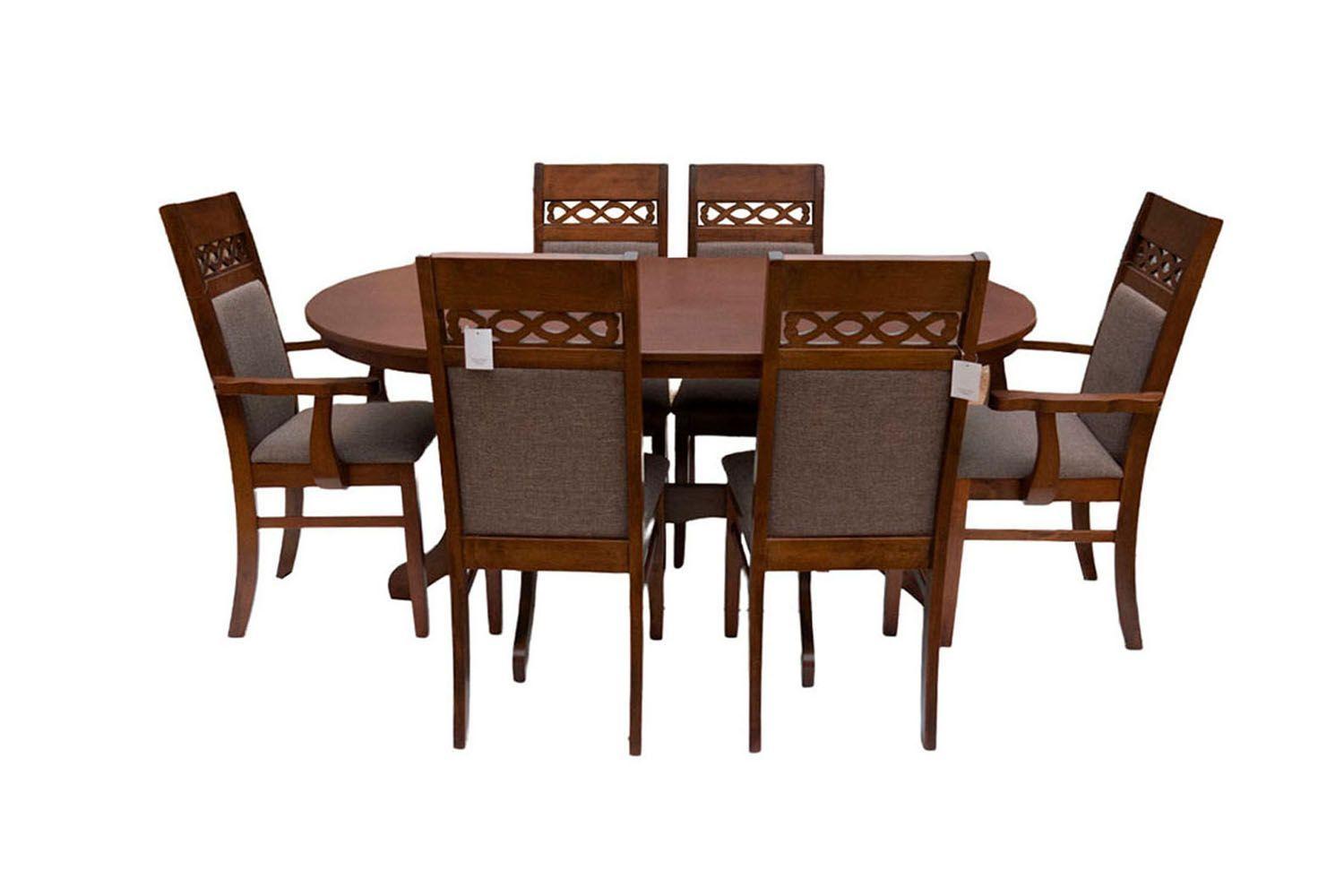 Juego de comedor Marsella 4 sillas + 2 sitiales-2