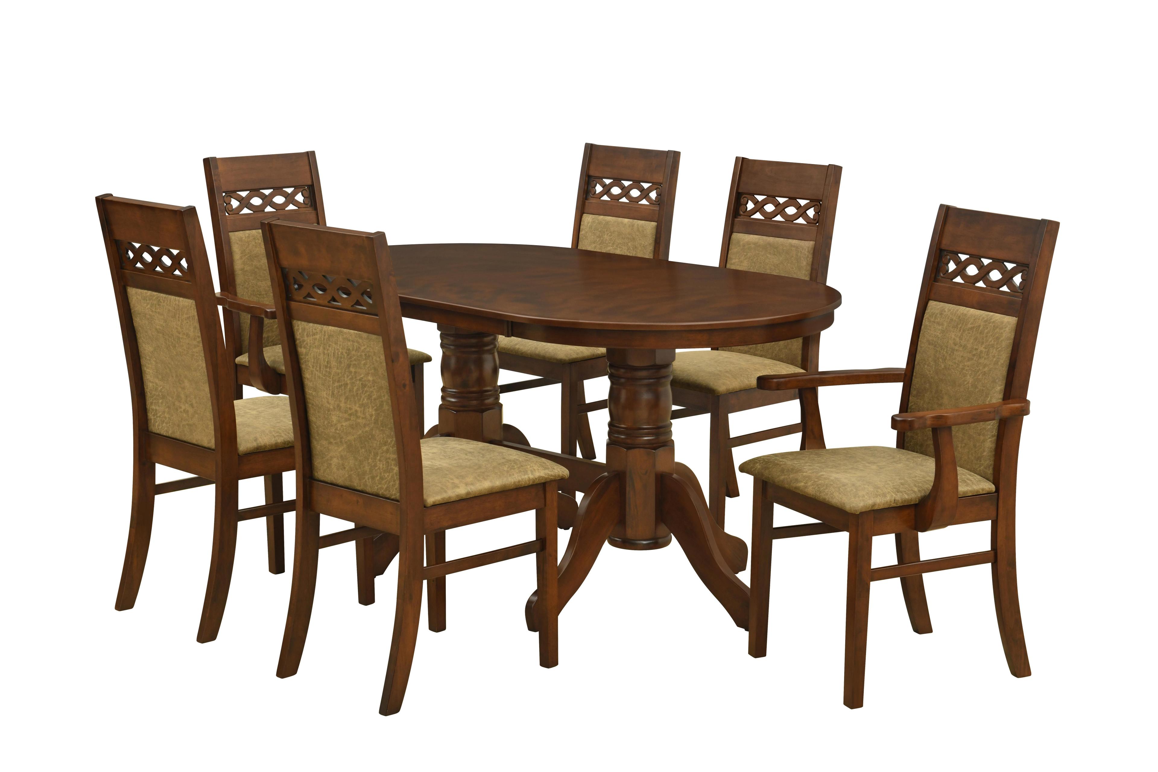 Juego de comedor Marsella 4 sillas + 2 sitiales-2